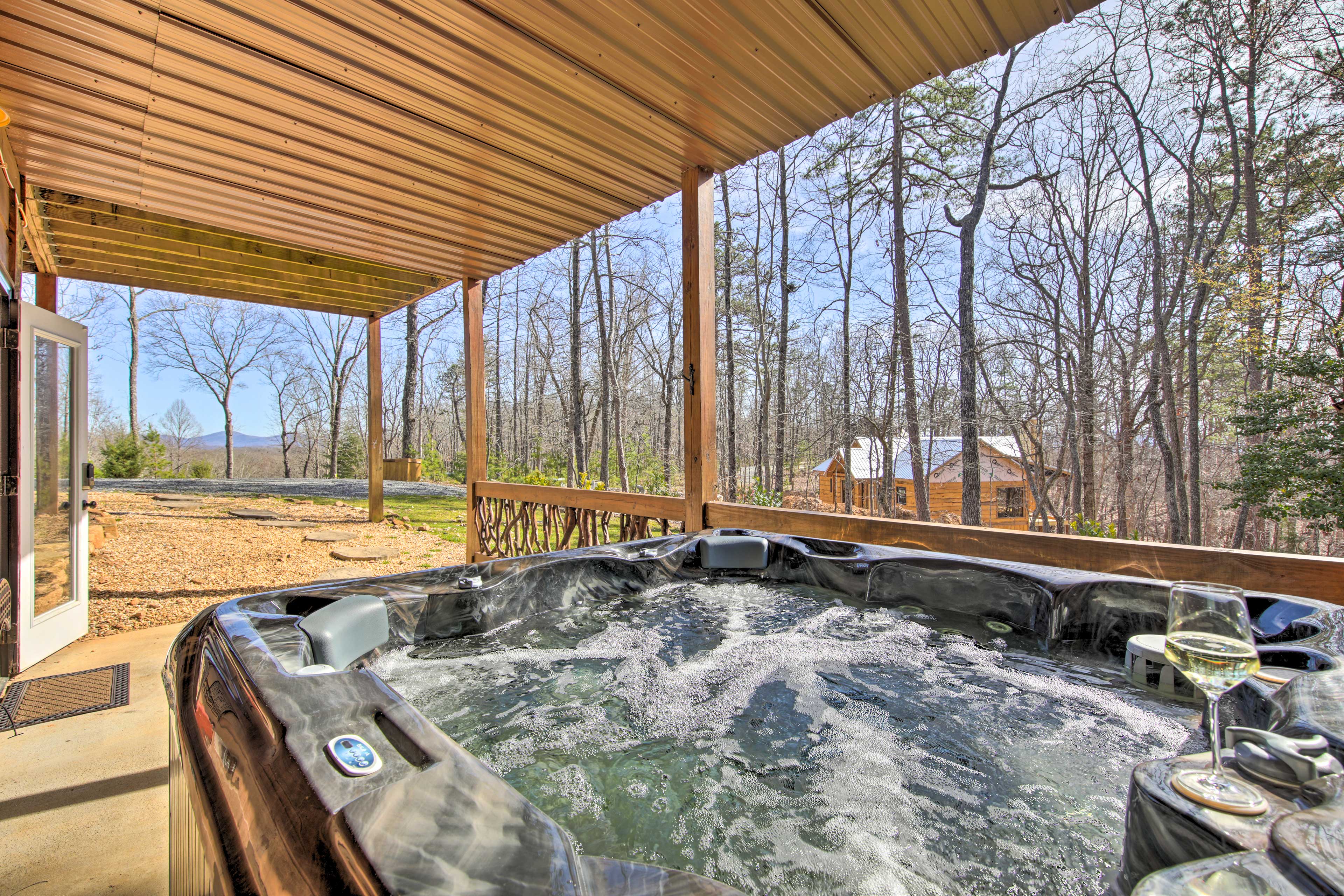 Covered Patio | Hot Tub