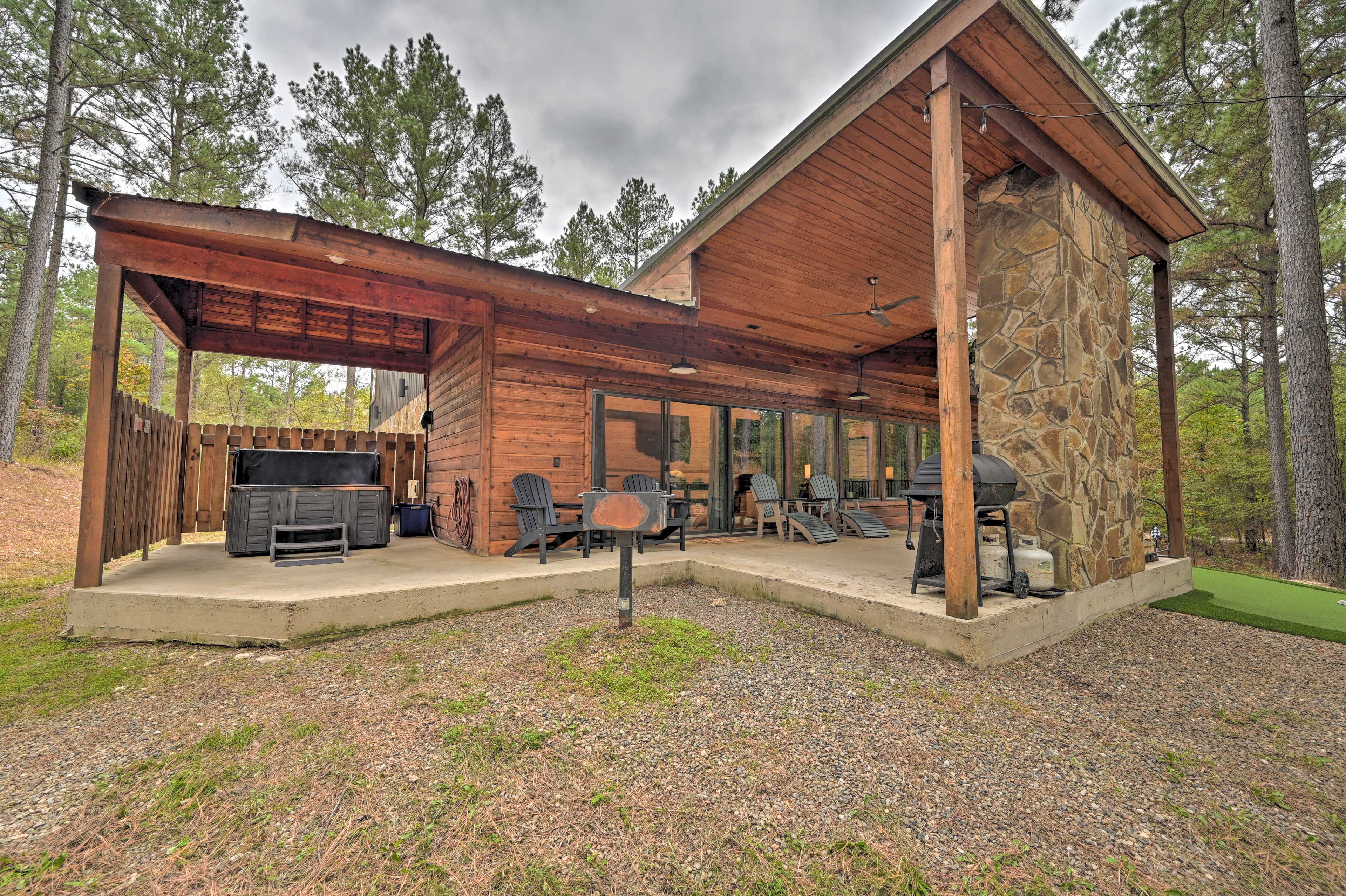 Back Patio | Charcoal Grill