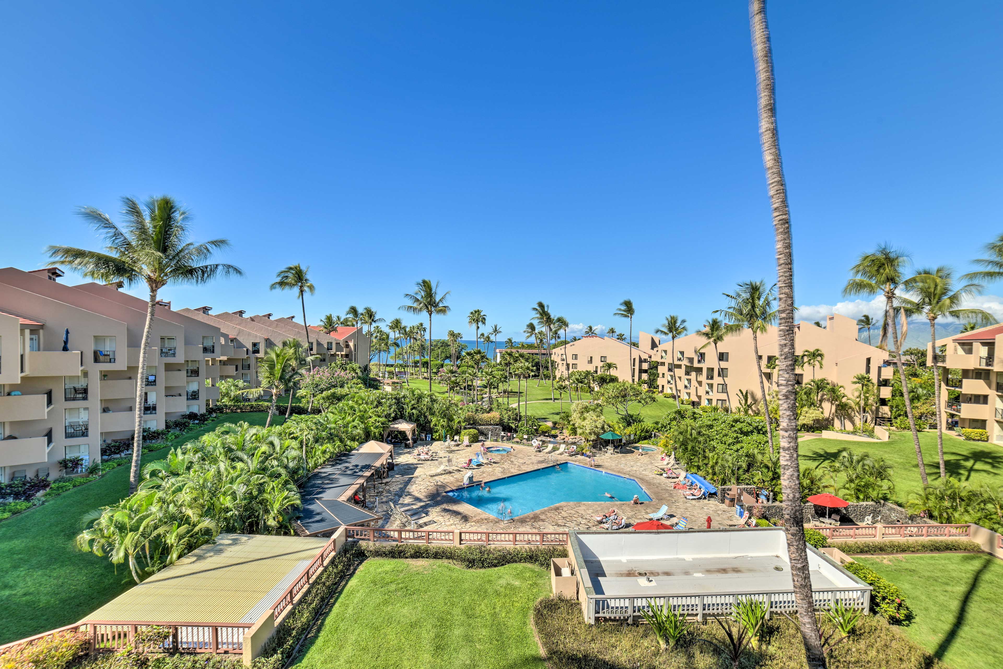 Kihei Vacation Rental | 2BR | 2BA | 1,188 Sq Ft | Step-Free Access via Elevator