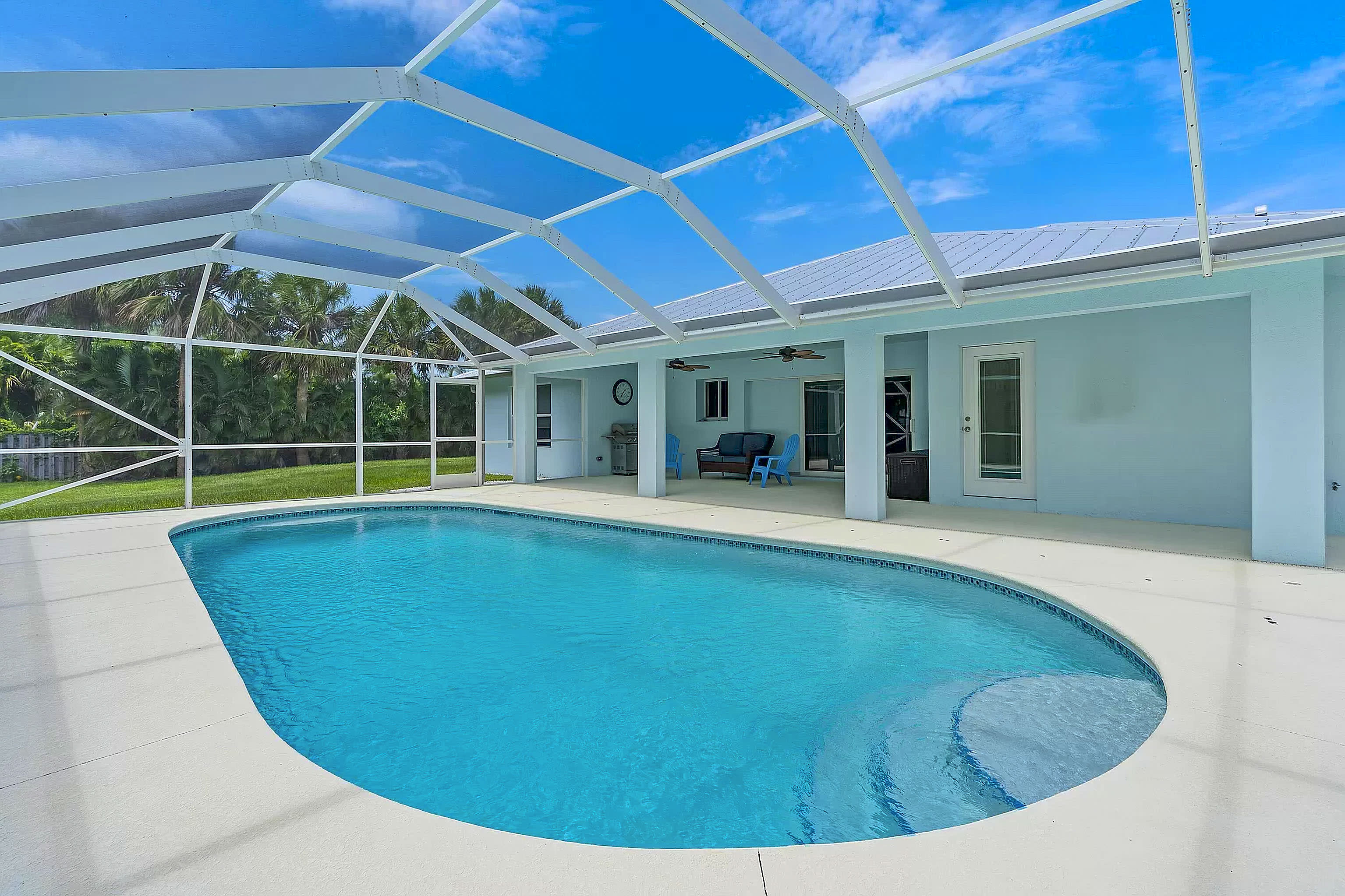 Fort Pierce Vacation Rental | 4BR | 2.5BA | 2,456 Sq Ft | Steps to Enter