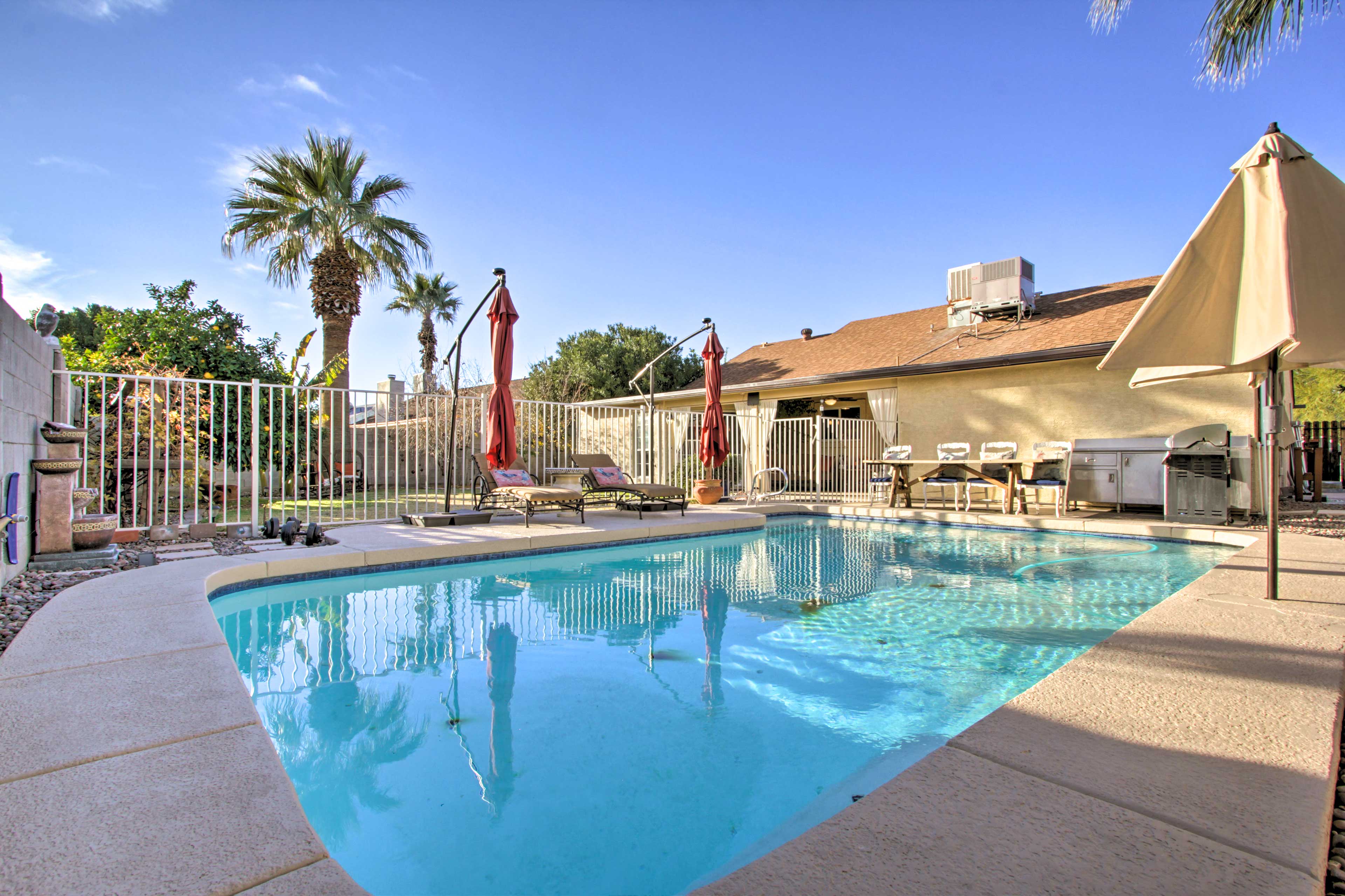 Glendale Oasis w/ Fenced Yard & Private Pool!