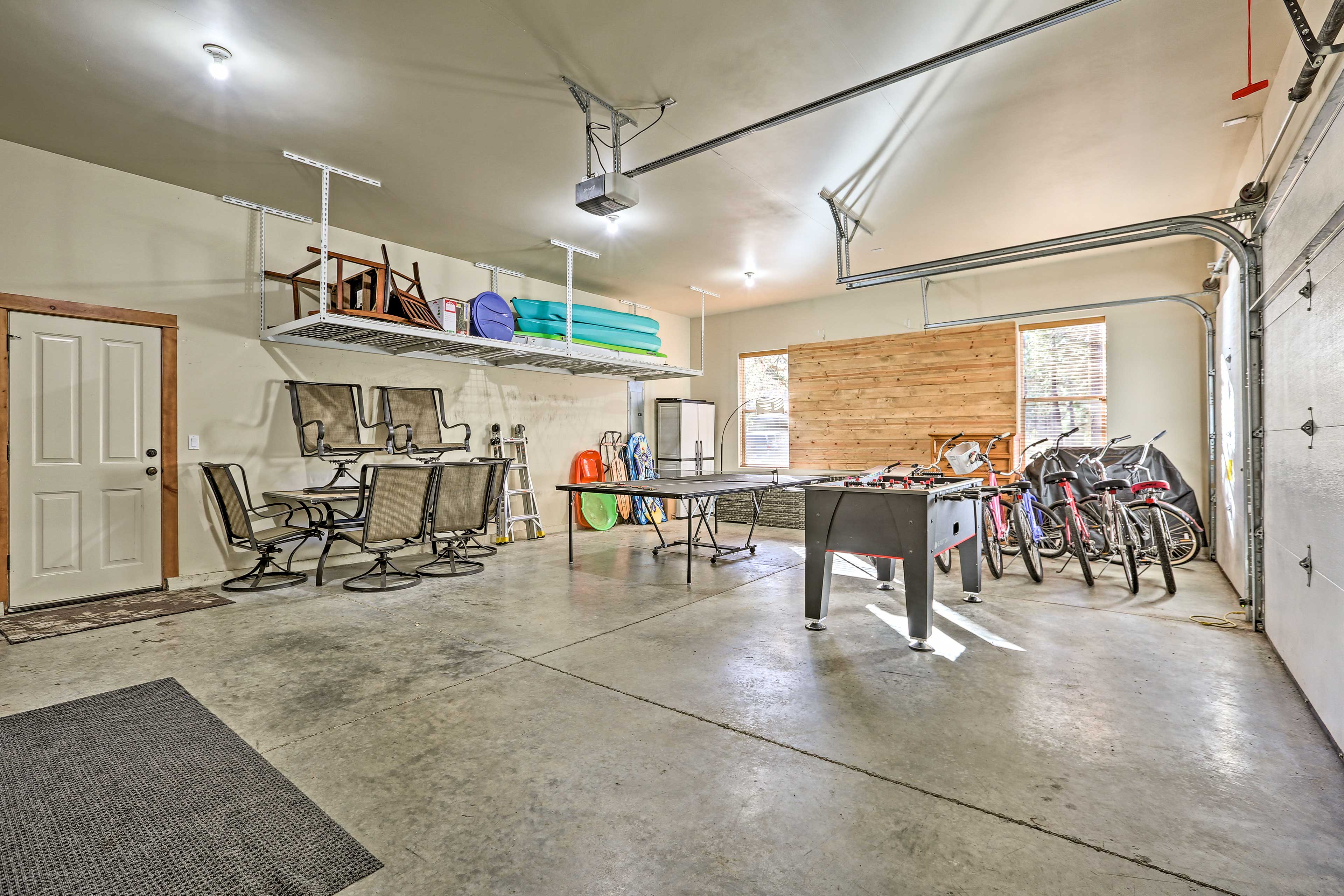 Garage | Ping Pong Table | Foosball Table | Bikes | Kayaks