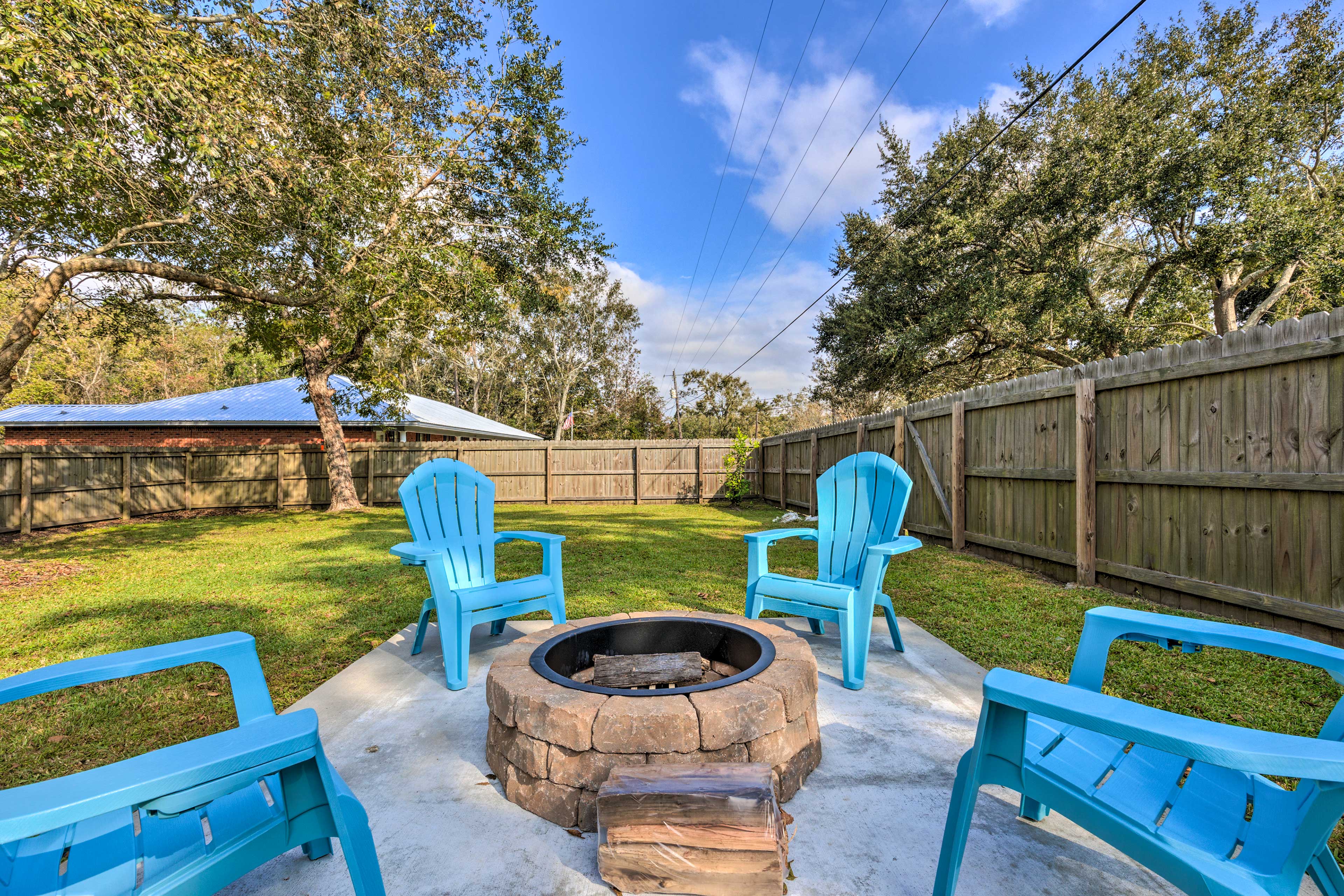 Fenced-In Yard | Fire Pit