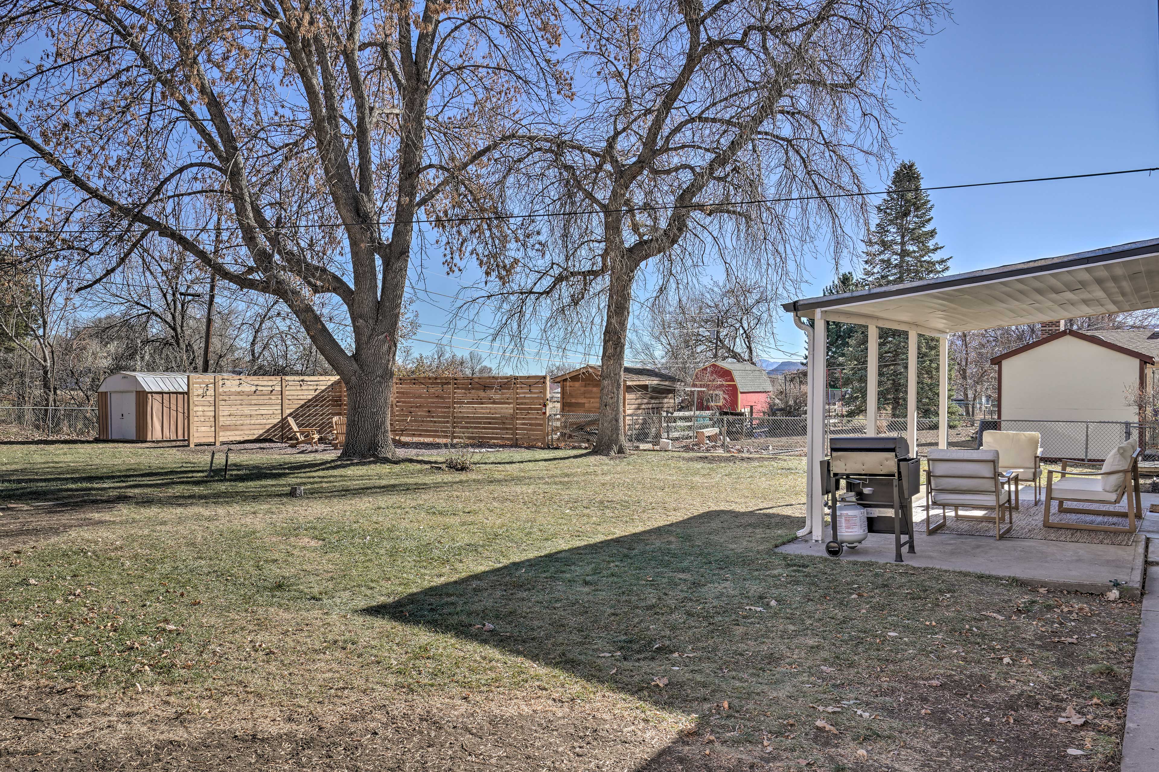 Fenced Backyard