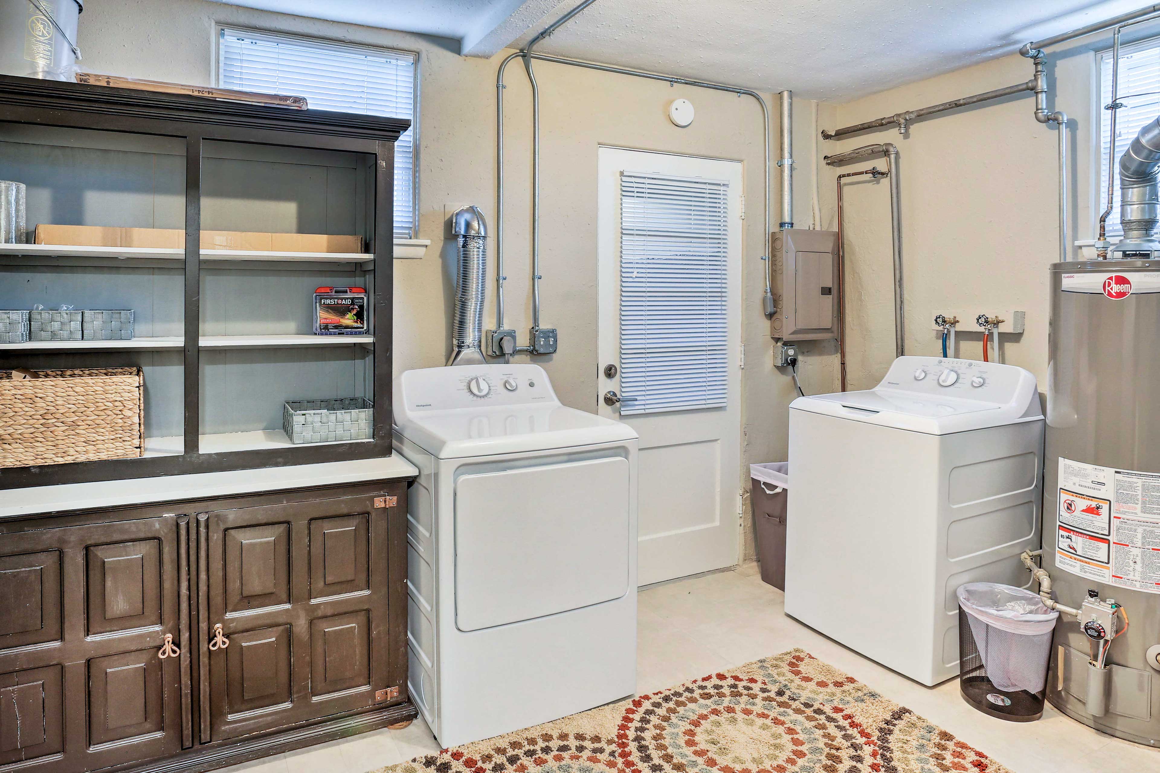 On-Site Laundry Room | Iron & Ironing Board Provided