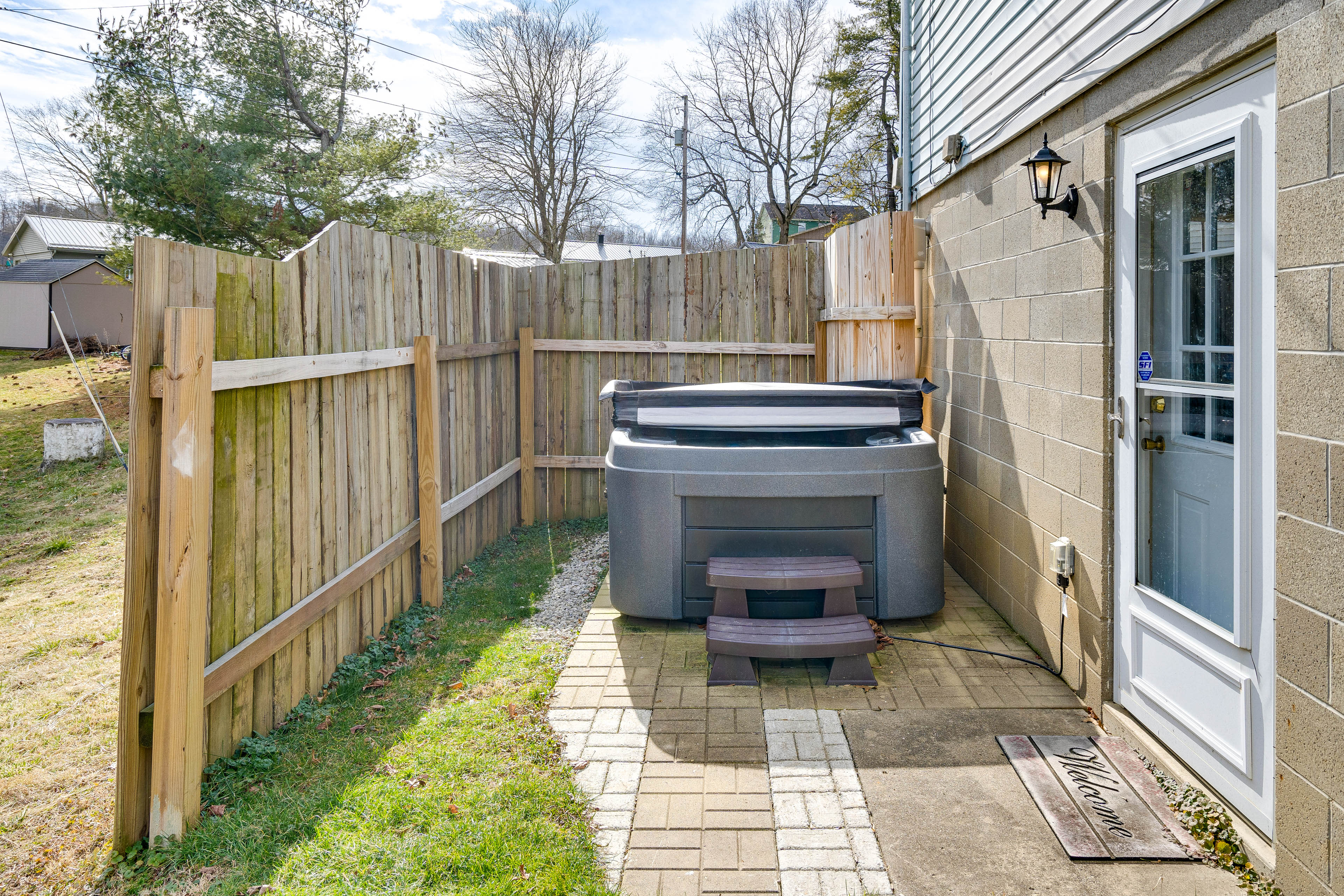 Exterior | Private Hot Tub | Renovated | Under New Ownership