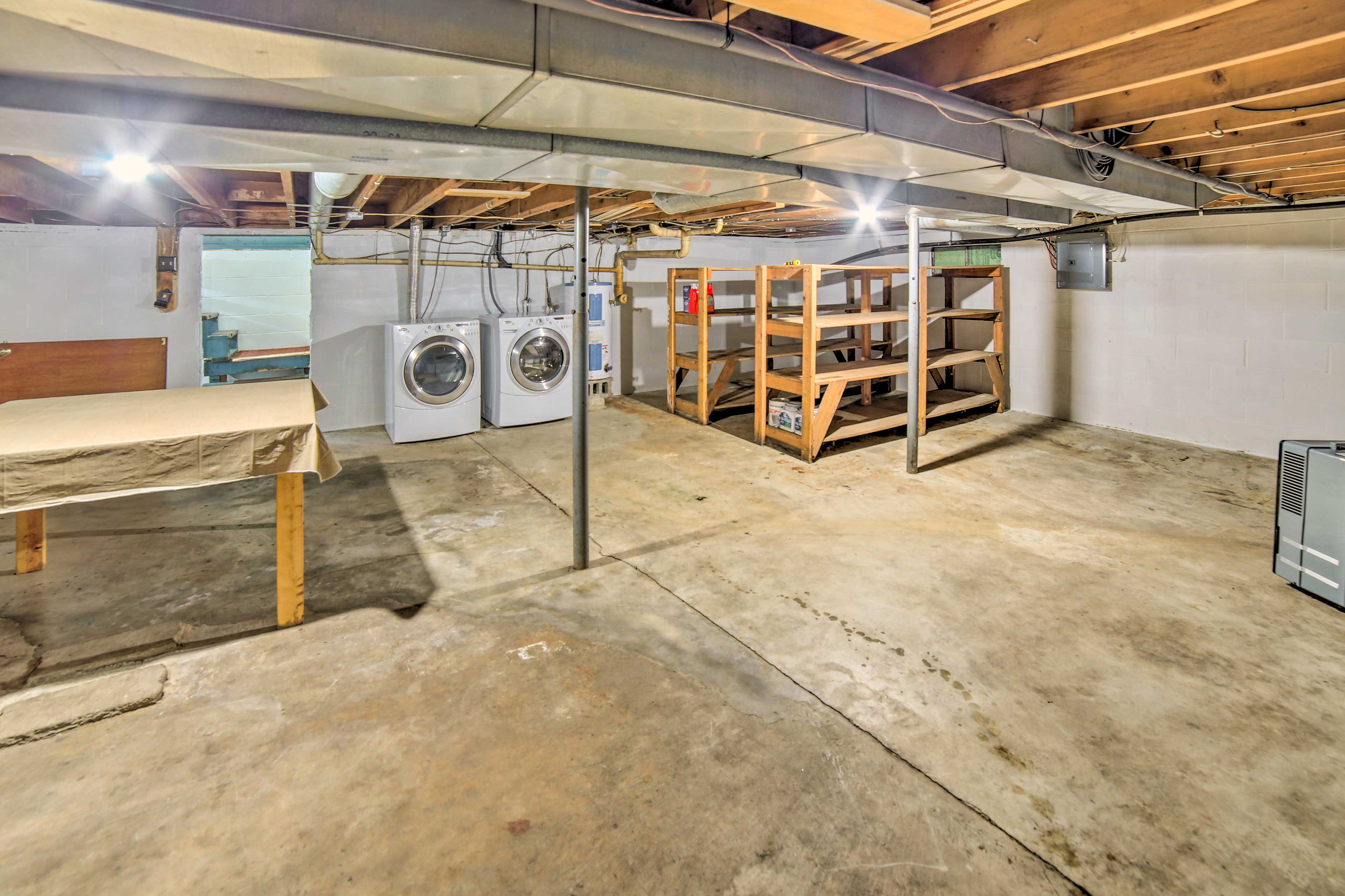 Basement & Laundry Room