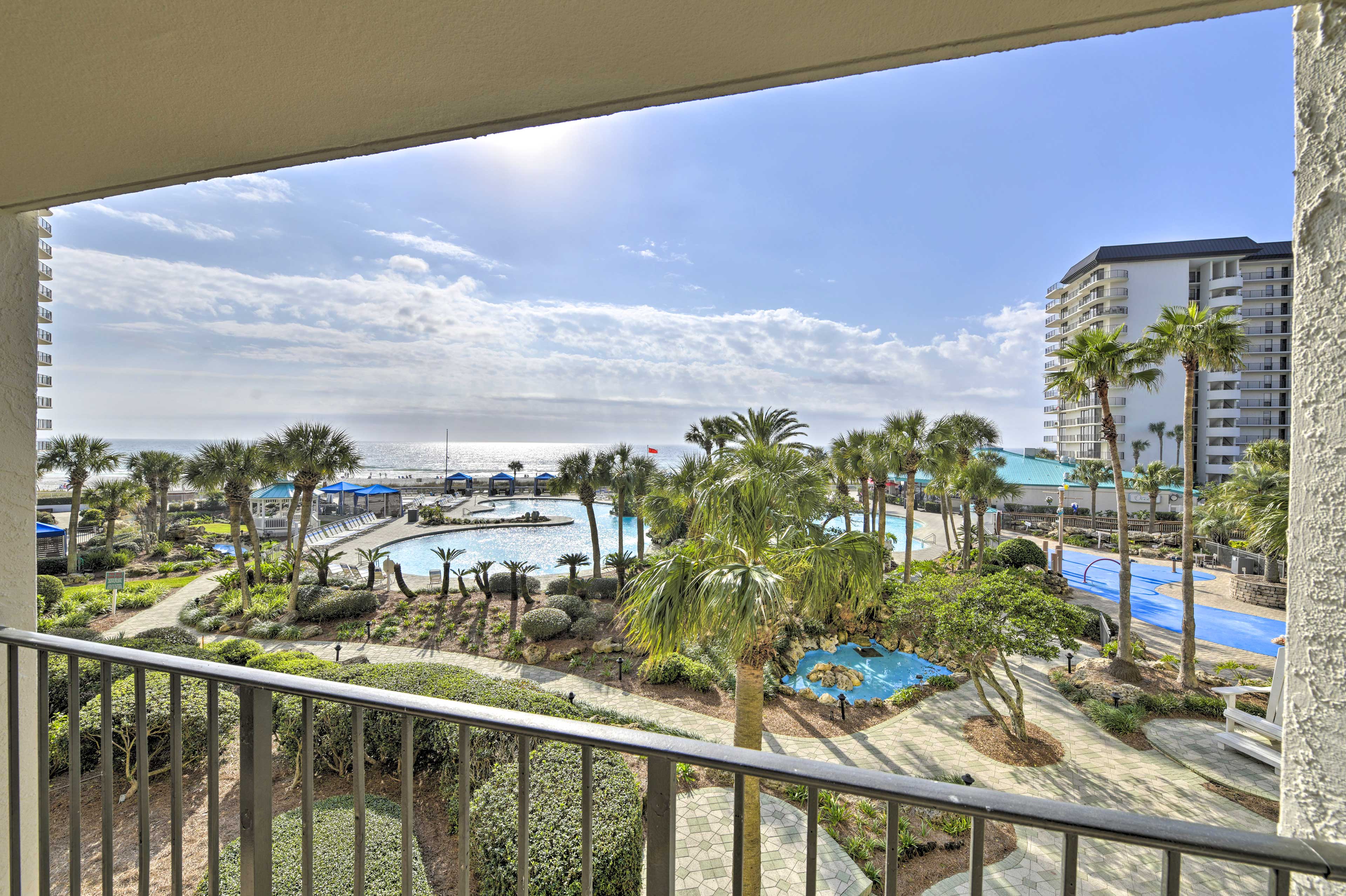 Private Balcony | Pool & Ocean View