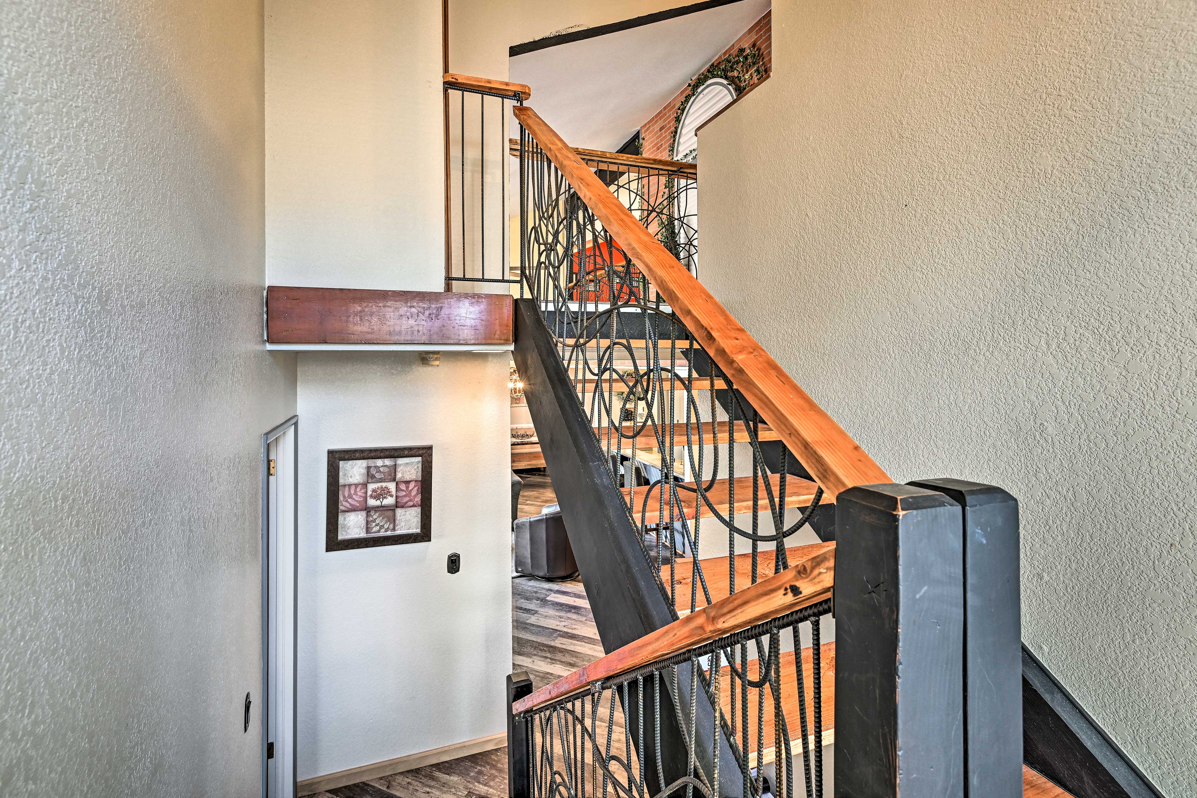 Hallway | Stairs Required to Access Remaining Bedrooms