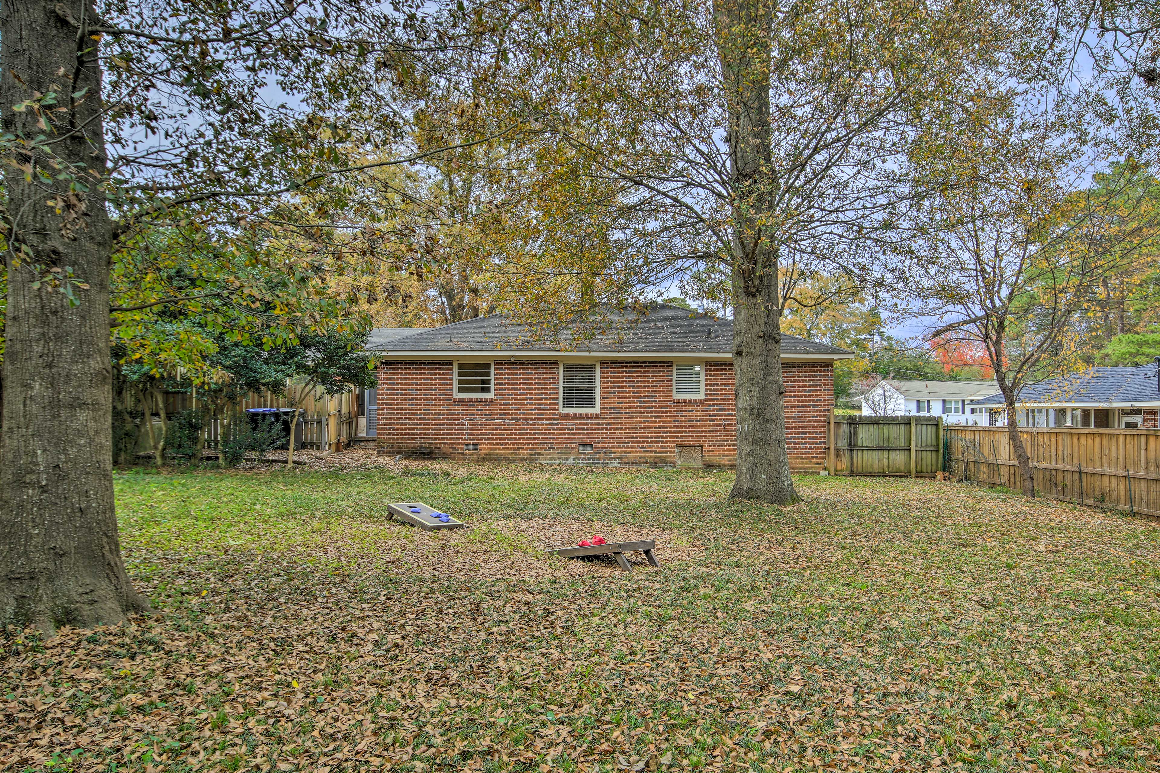 Fenced Backyard