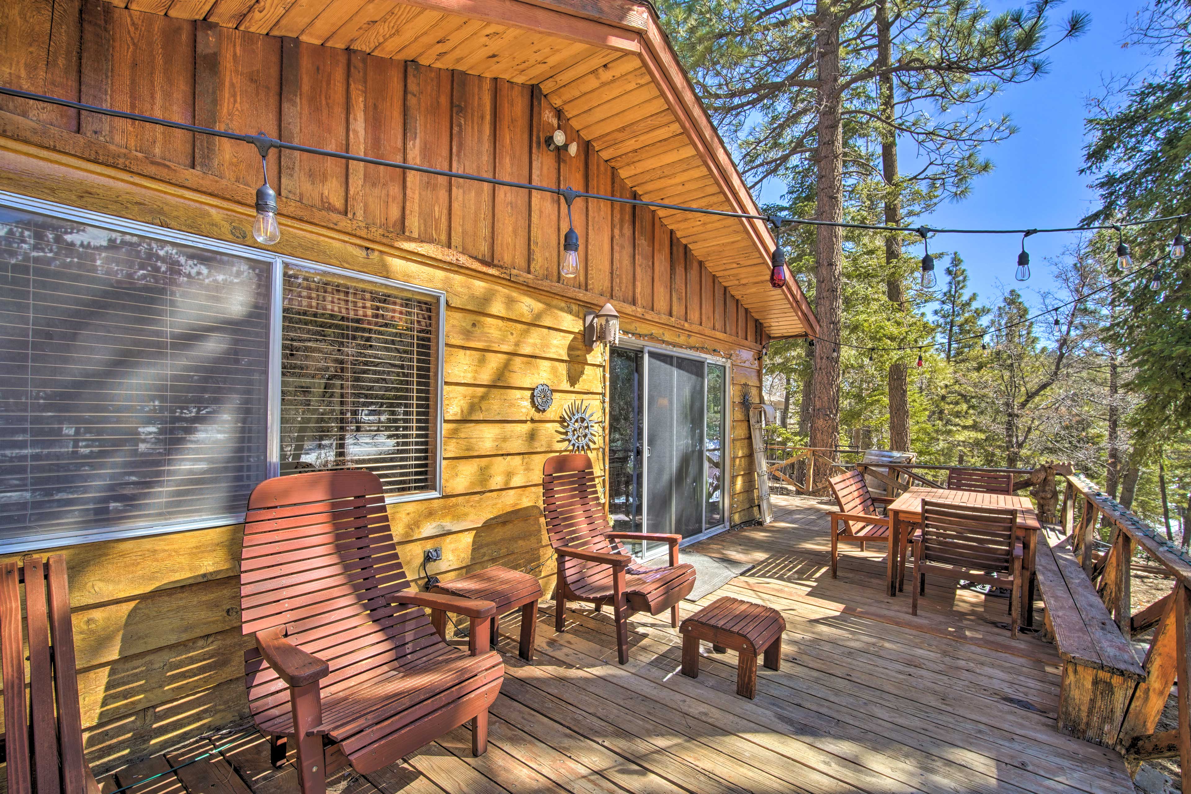 Back Deck | Direct Access to San Bernardino National Forest