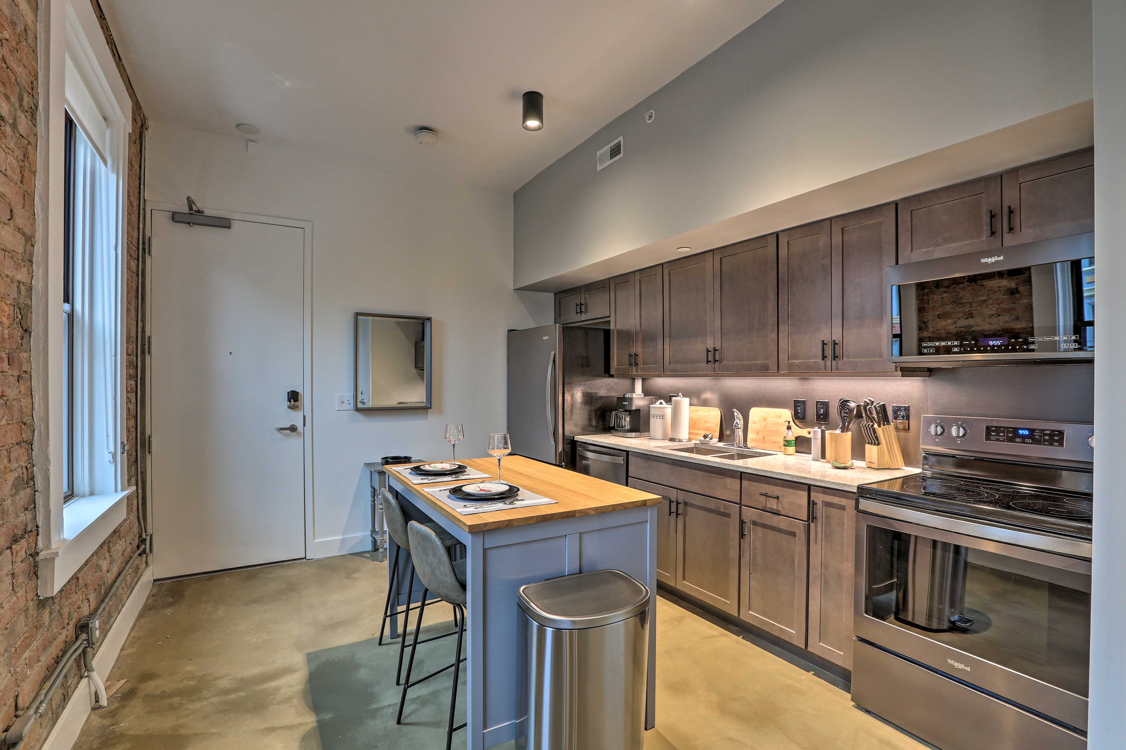 Kitchen | Pet Friendly w/ Fee | Free WiFi