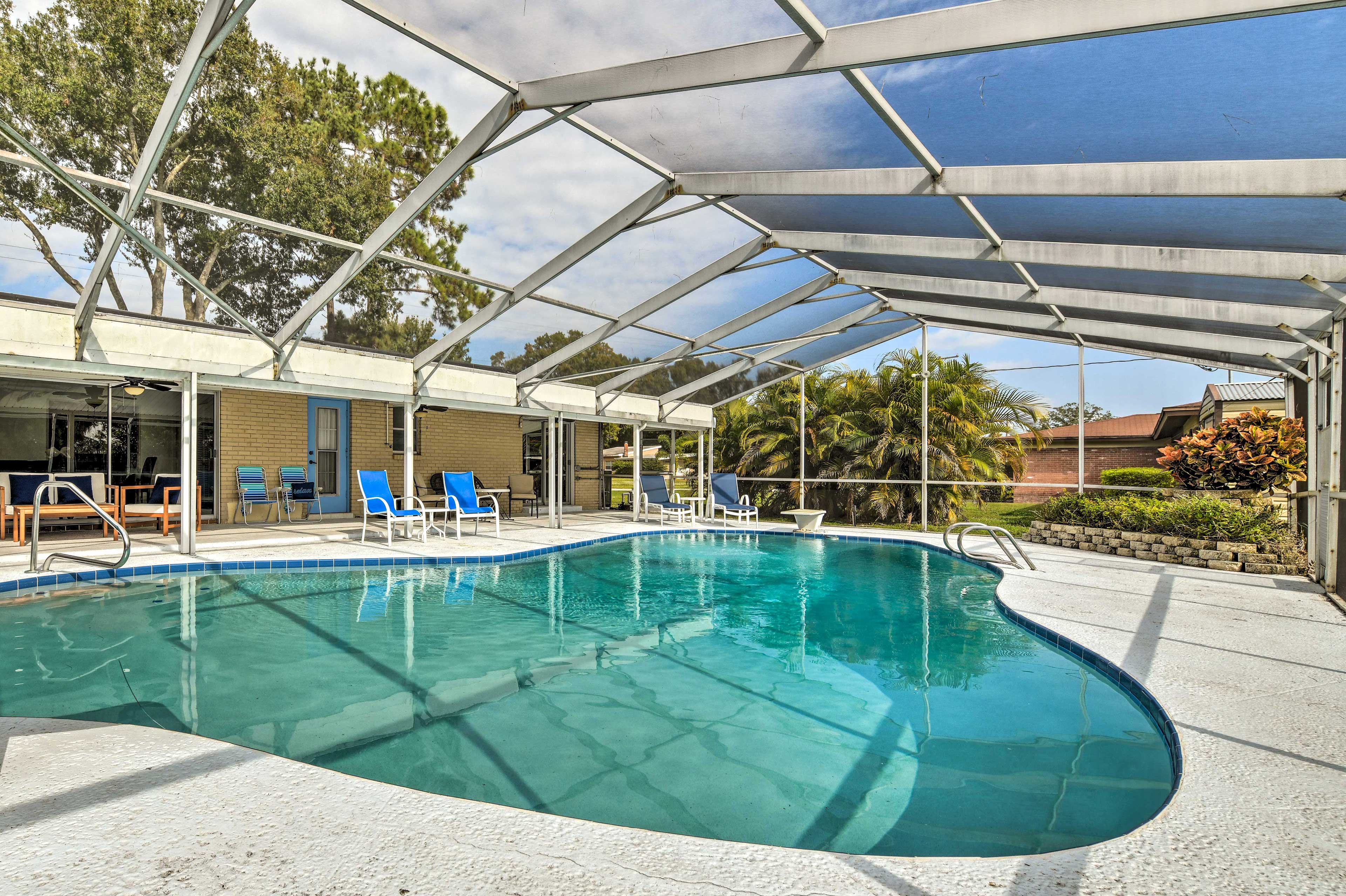 Waterfront Villa w/ Pool ~ 5 Mi to Ybor City!