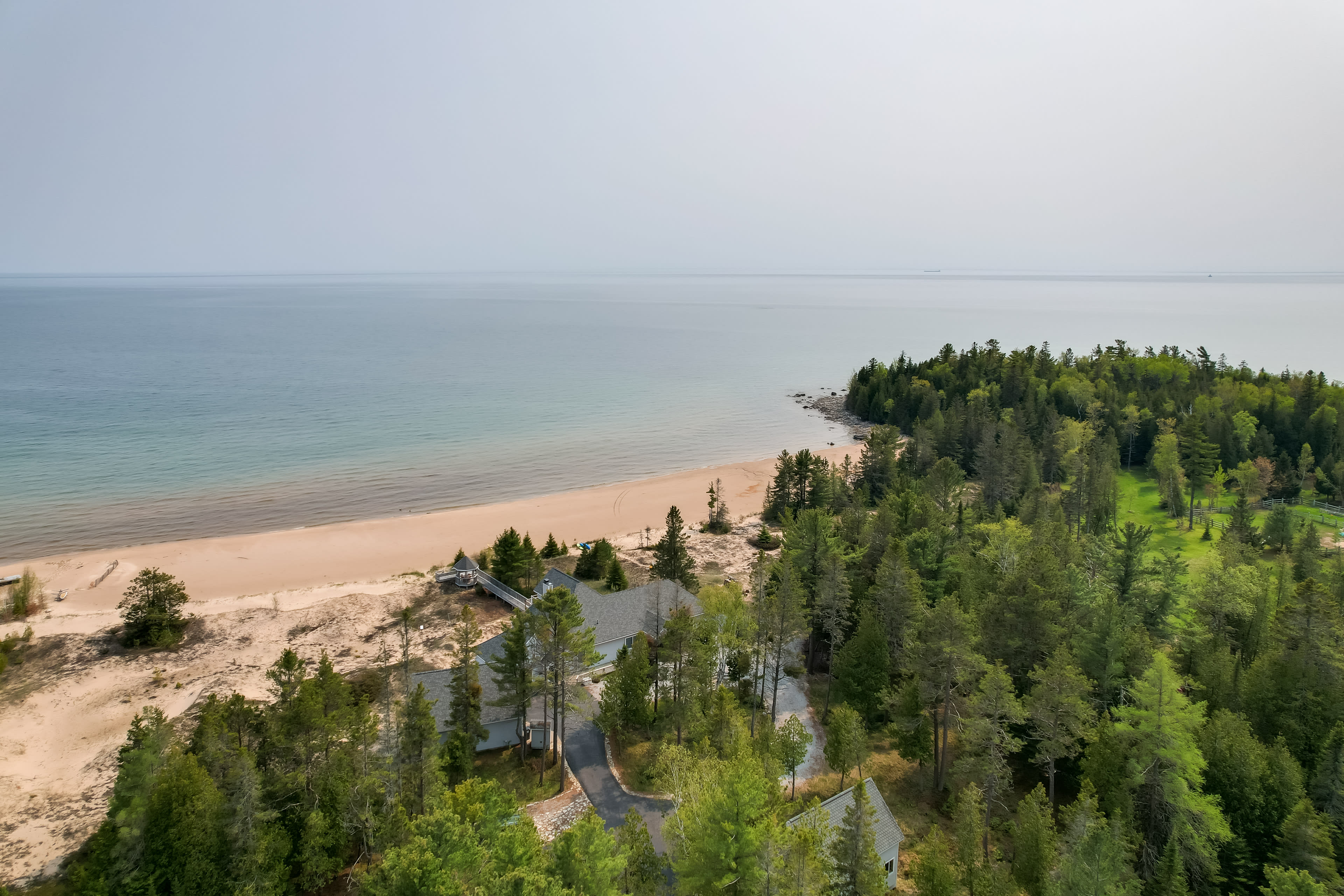 Aerial Views | Gazebo | Lake Huron Views