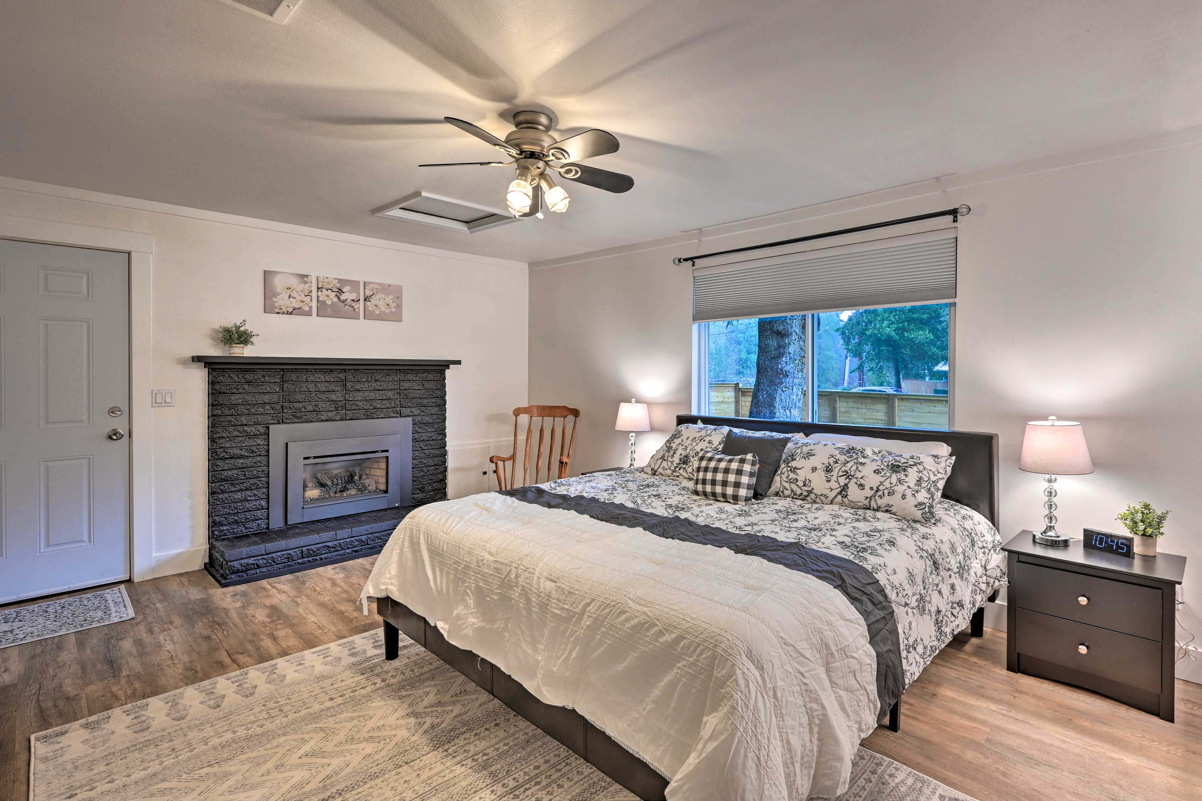 Bedroom 1 | King Bed | Gas Fireplace