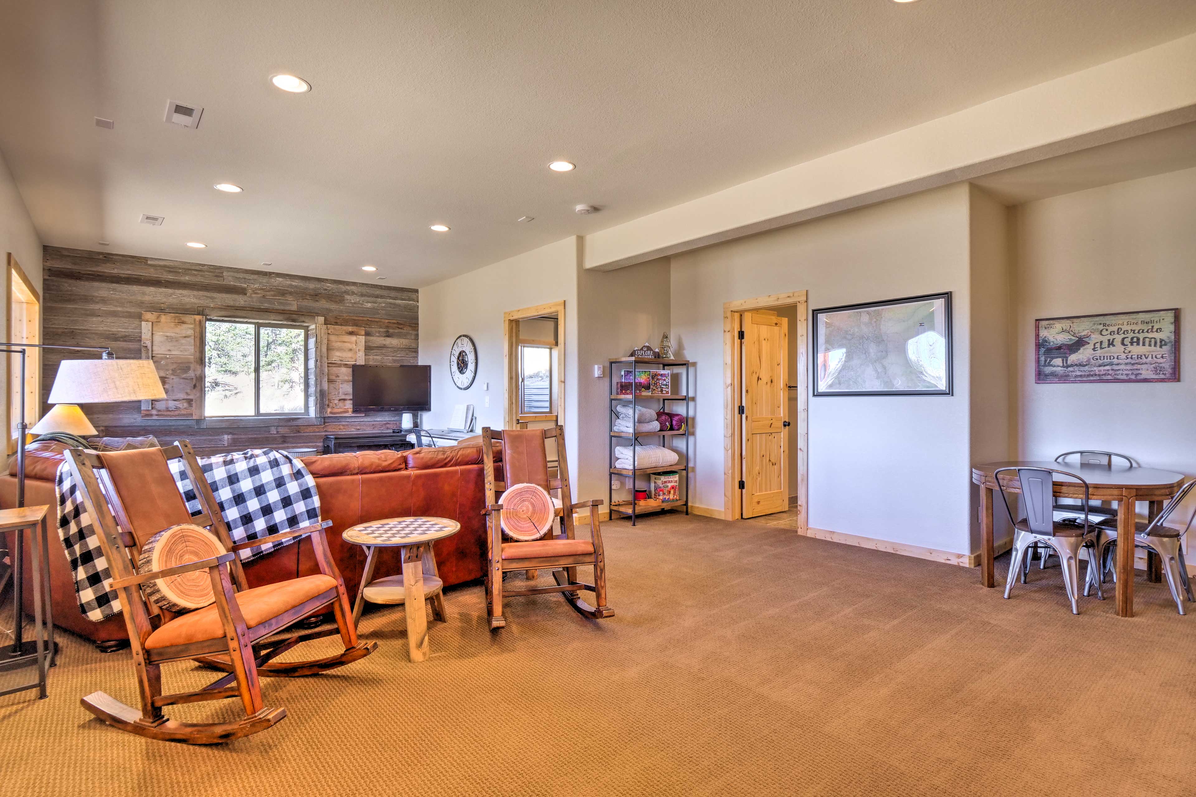 Downstairs Living Space | Wet Bar