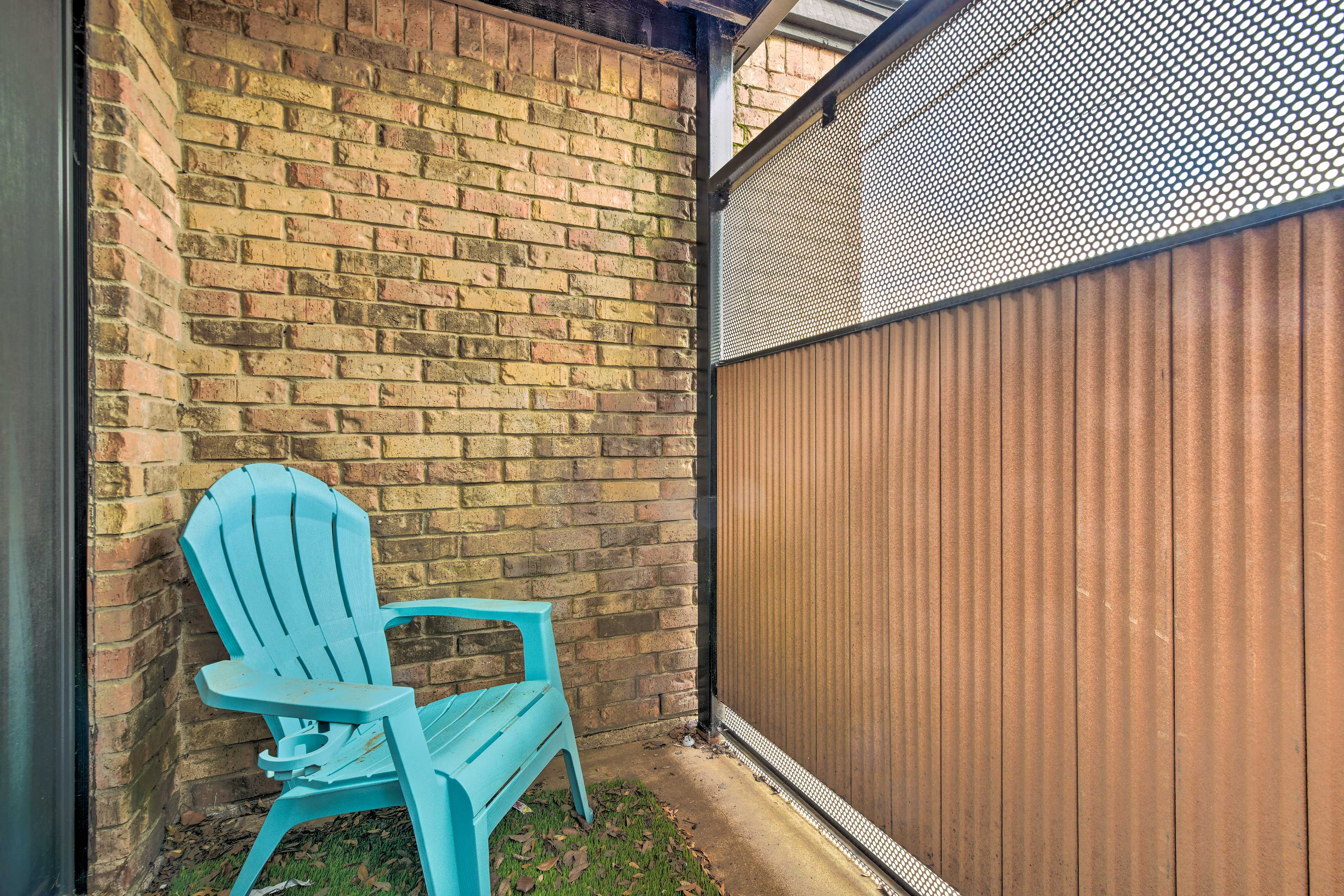 Private Covered Patio