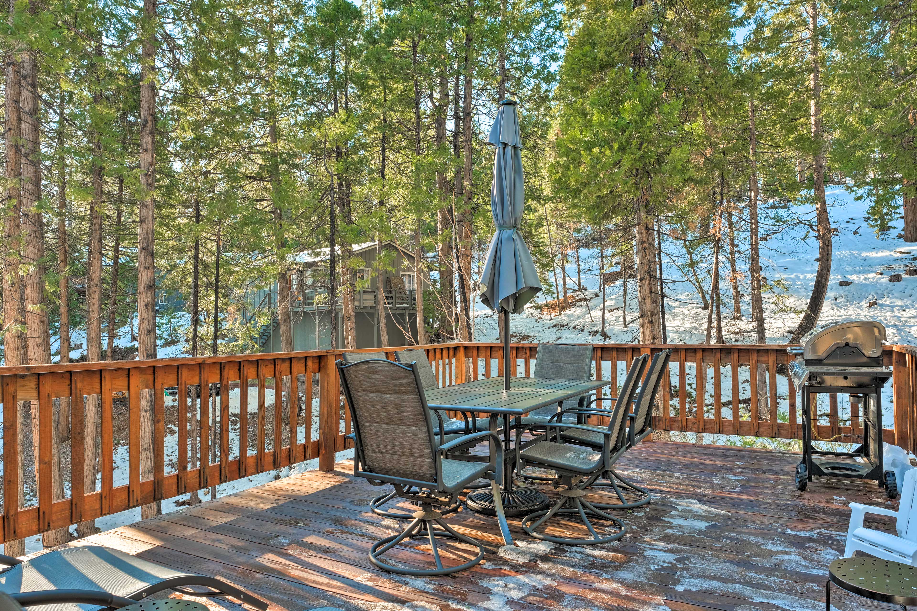 Private Deck | Gas Grill | Patio Furniture | Natural Views