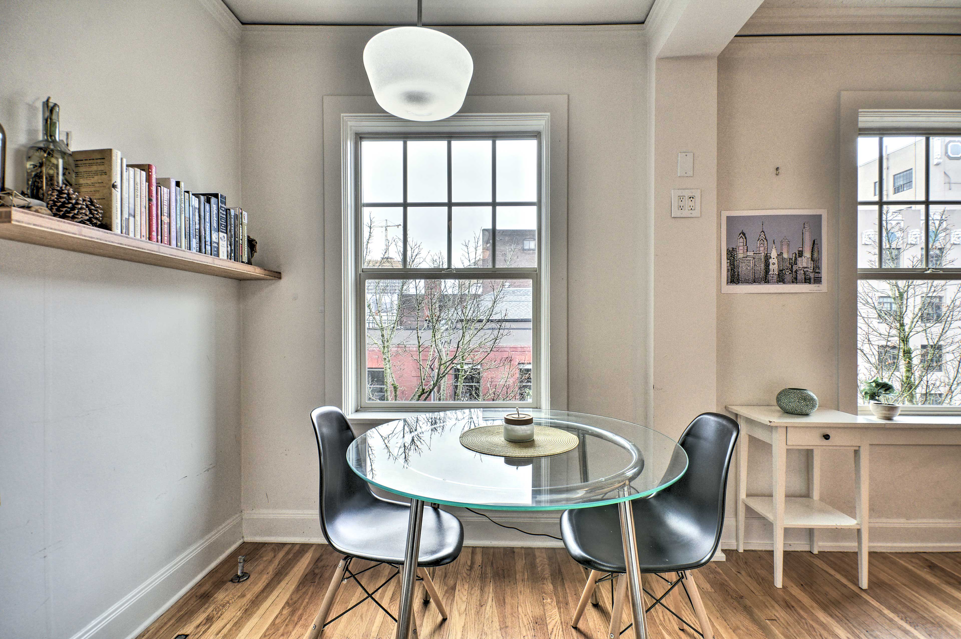 Dining Area | 5th-Floor Unit | Elevator Access