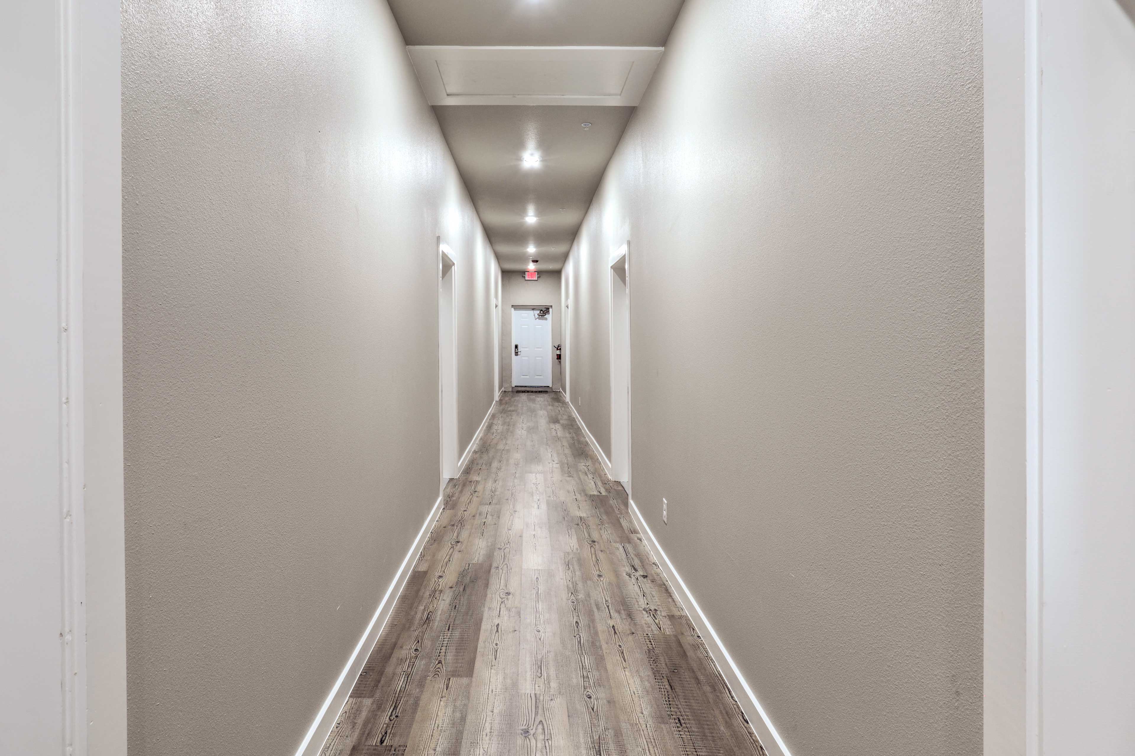 Hallway to Unit