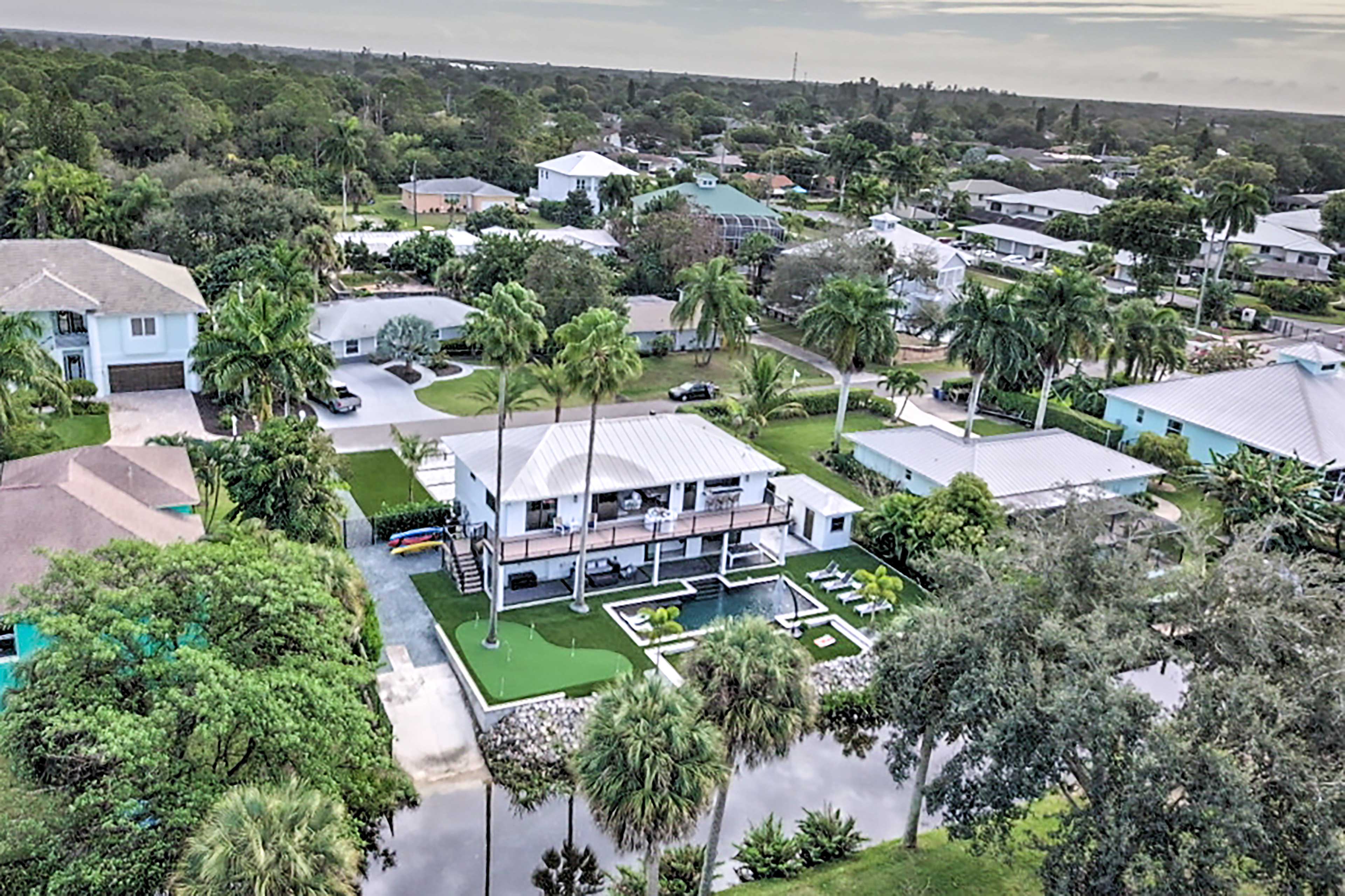 Aerial View of Property