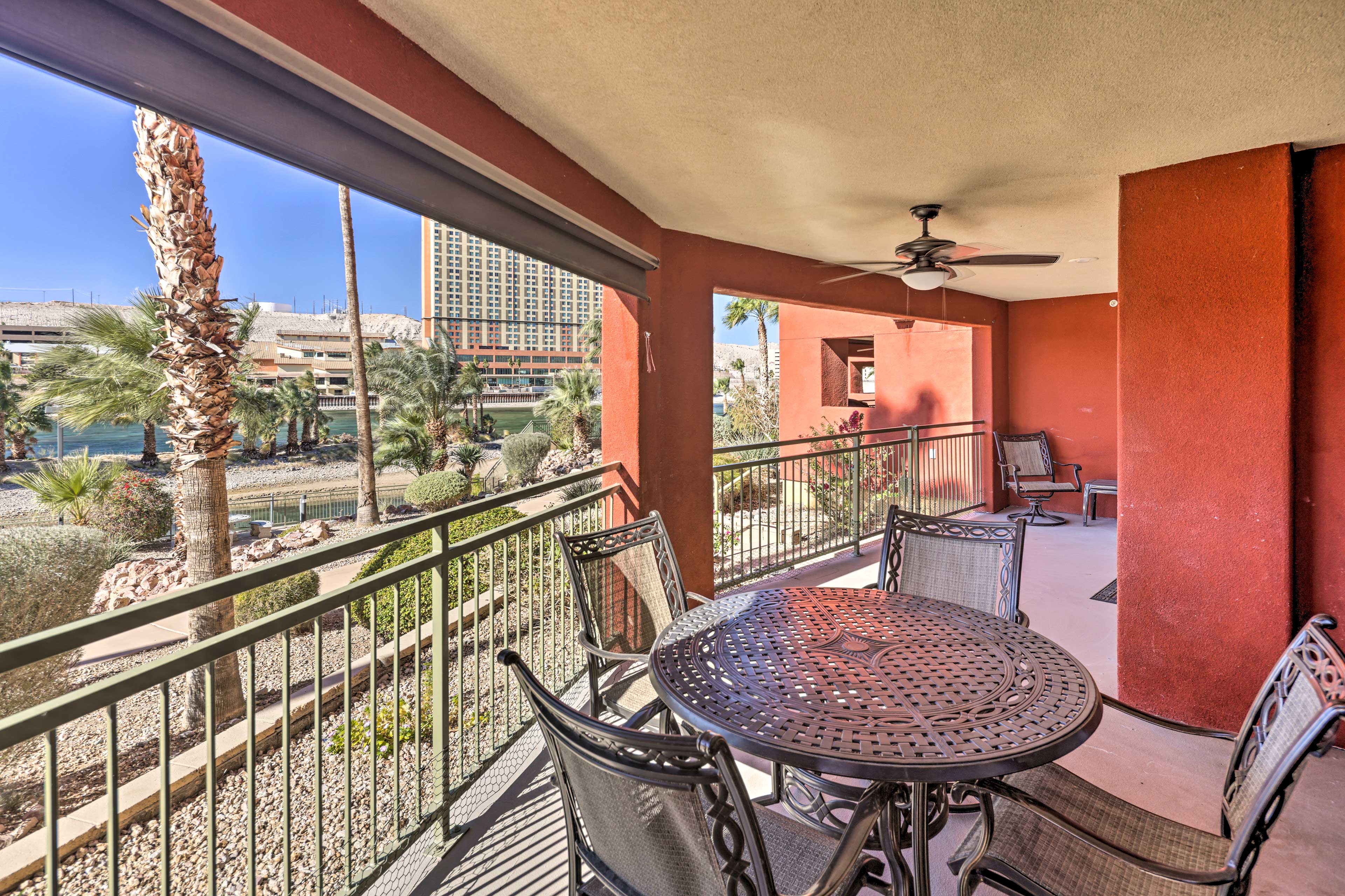 Patio | Free WiFi | 1 Exterior Security Camera (Facing Out) | Towels & Linens
