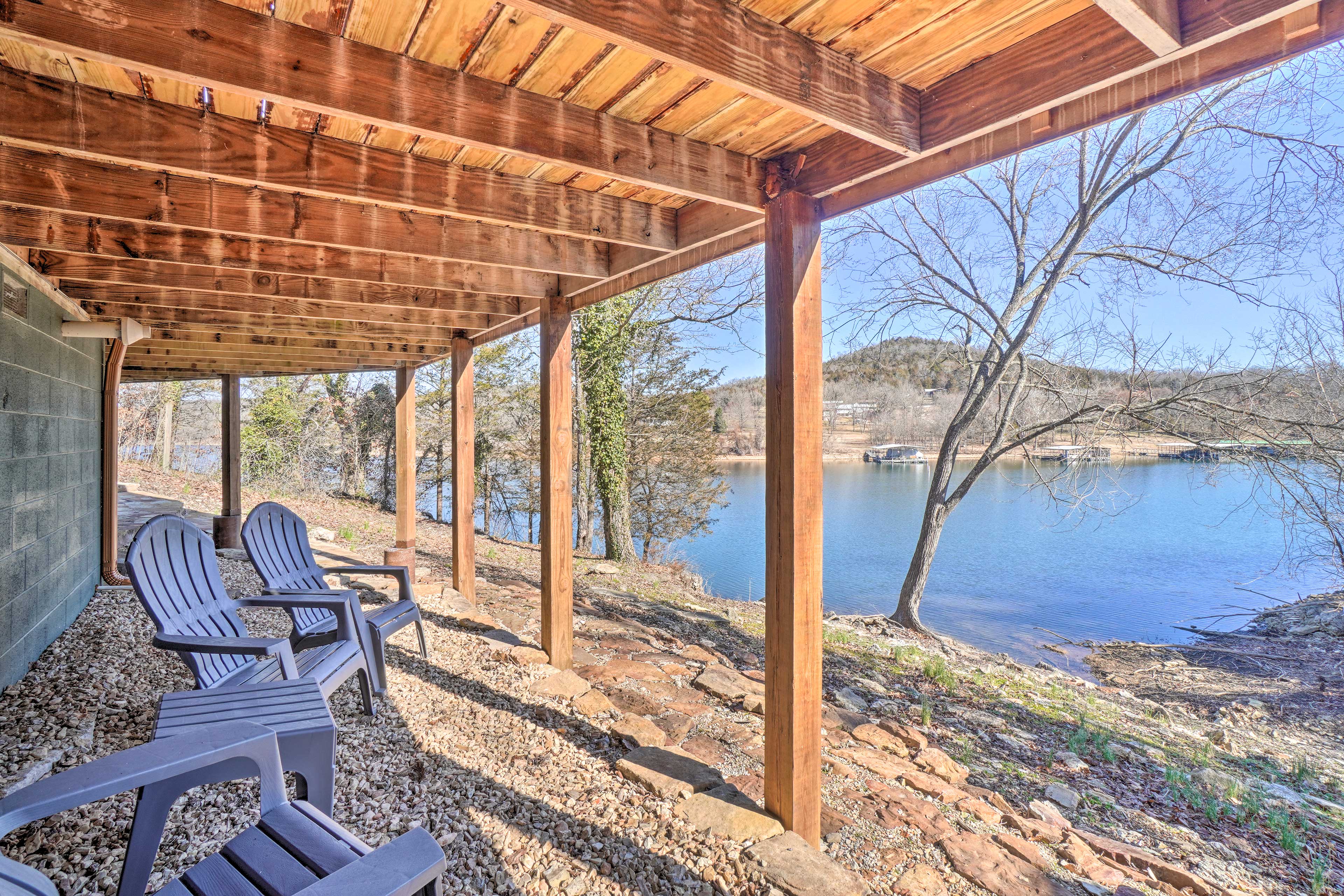 Lower Patio | Lake Access