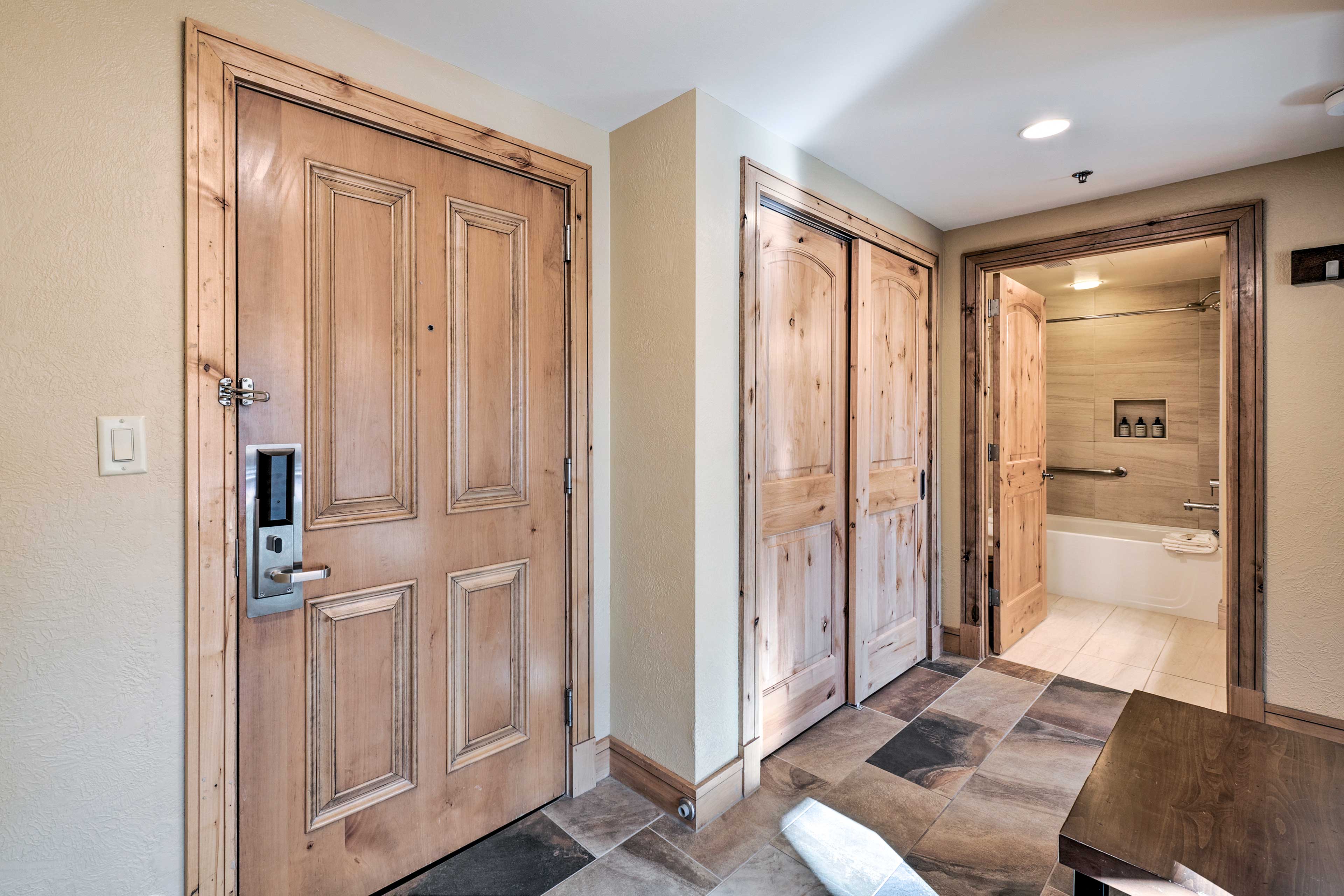 Condo Entryway | 1st-Floor Bathroom