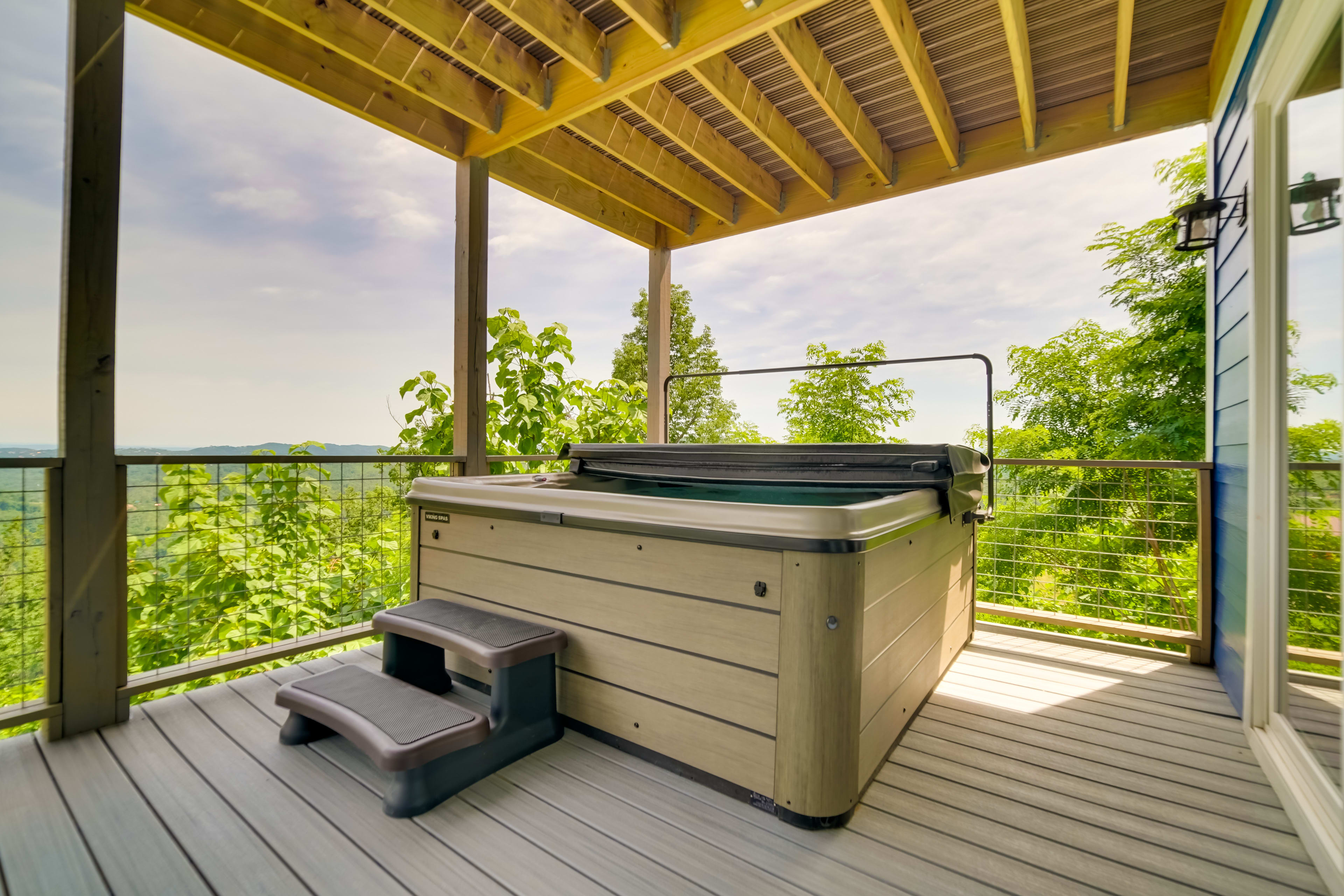 Deck | 1st Floor | Private Hot Tub