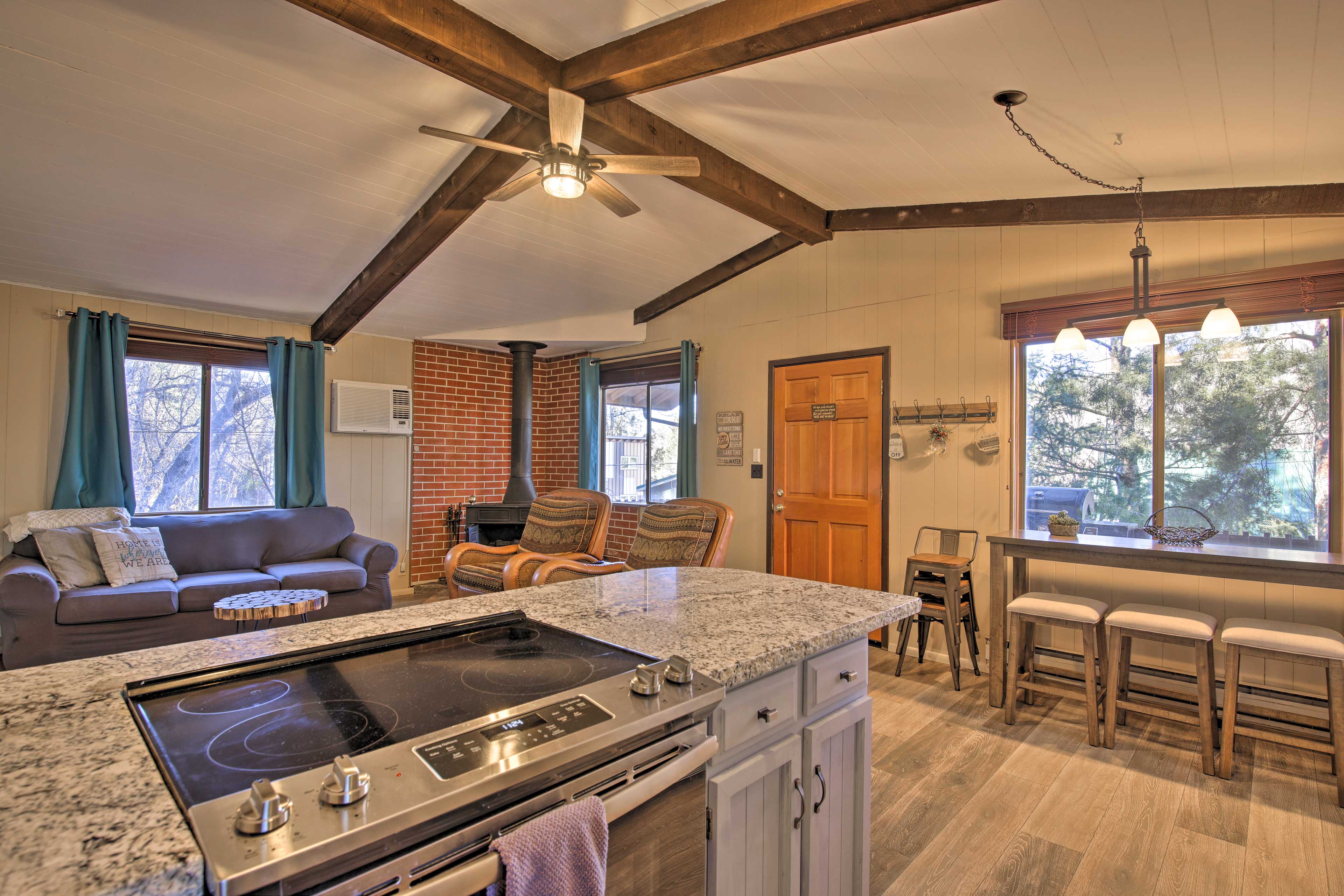 Kitchen | Breakfast Bar w/ Additional Seating