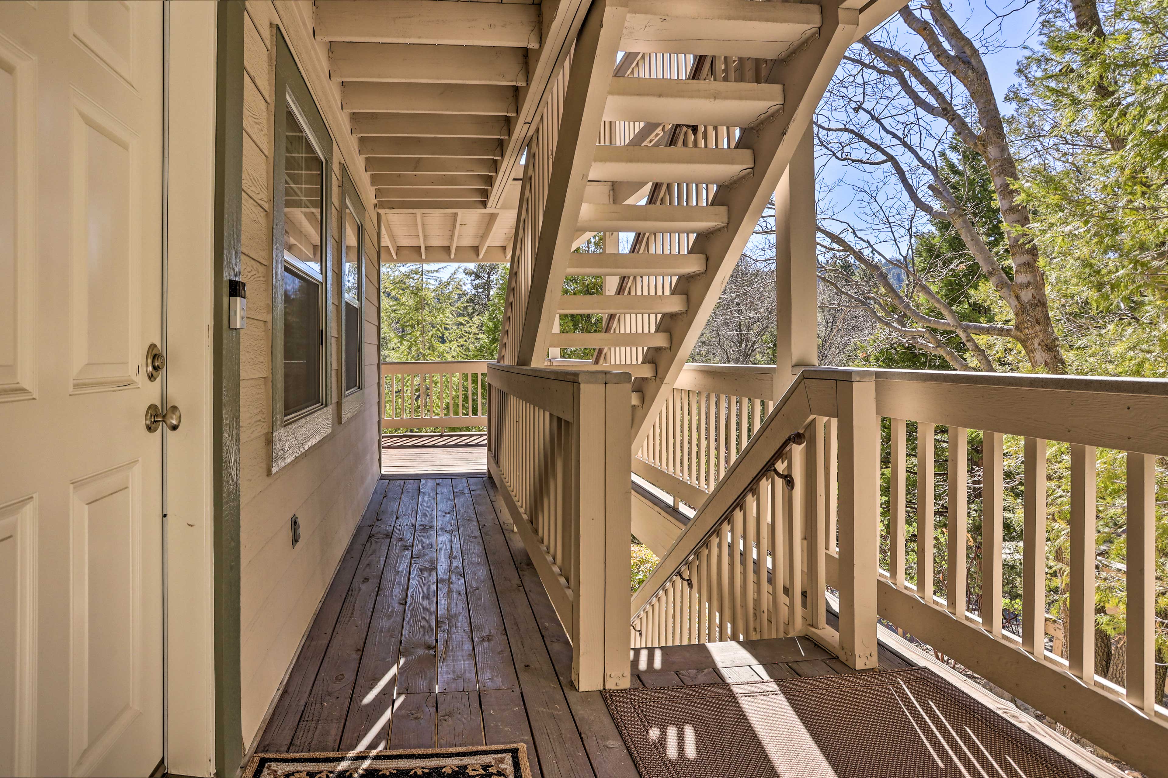 Lower Deck | Stairs Required | Ring Doorbell