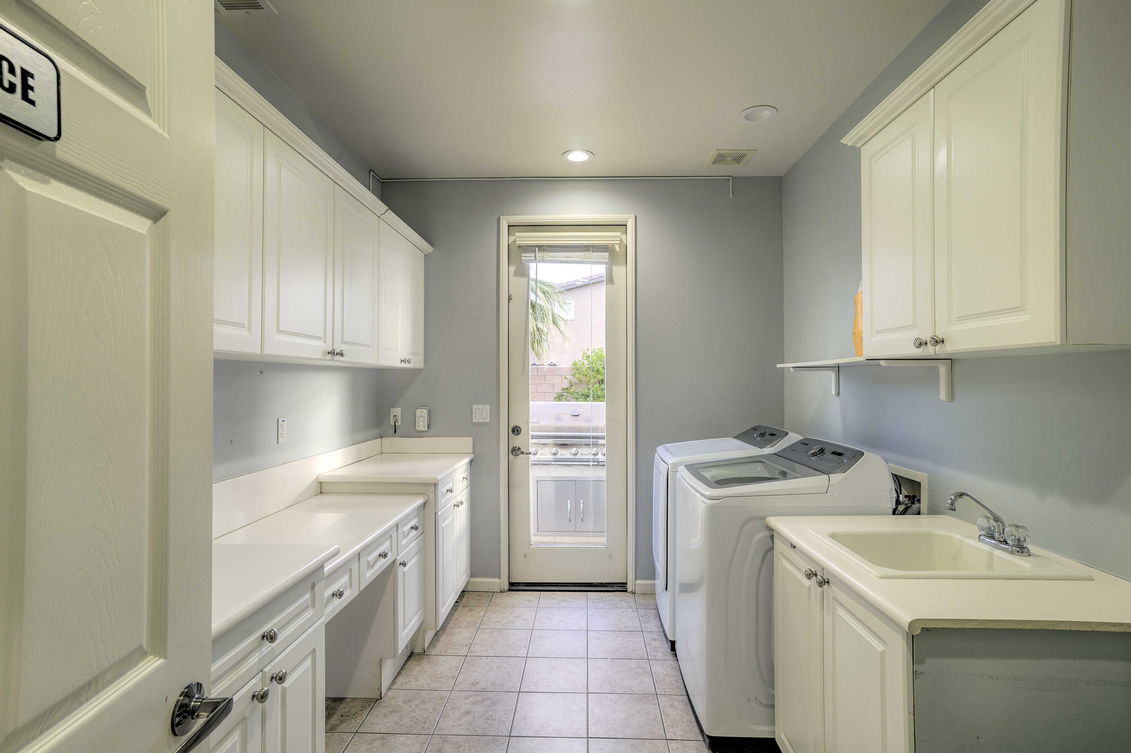 Laundry Room | 1st Floor | Laundry Detergent | Iron/Board