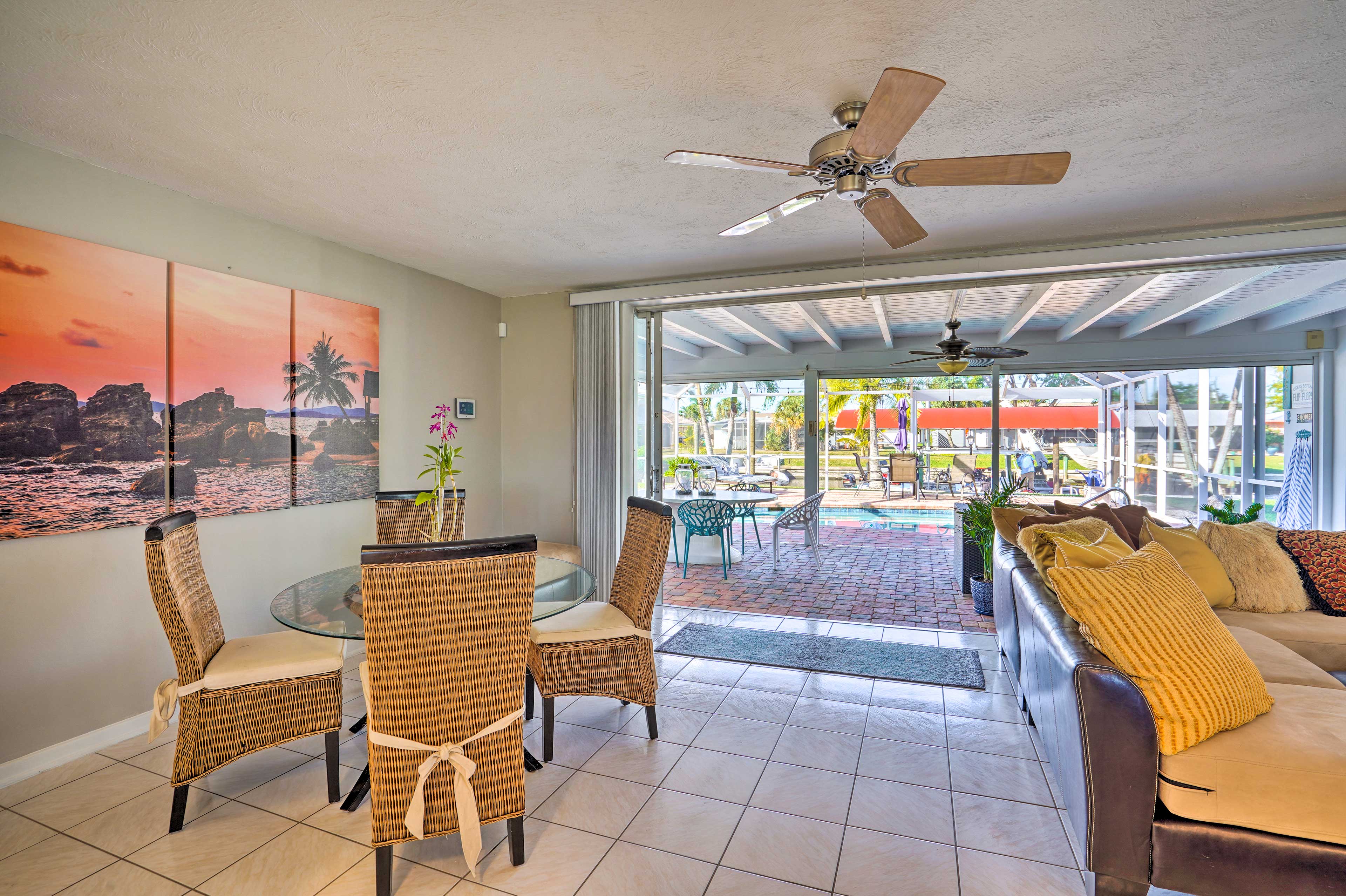 Cape Coral Vacation Rental | 3BR | 2BA | Step-Free Access | 1,400 Sq Ft