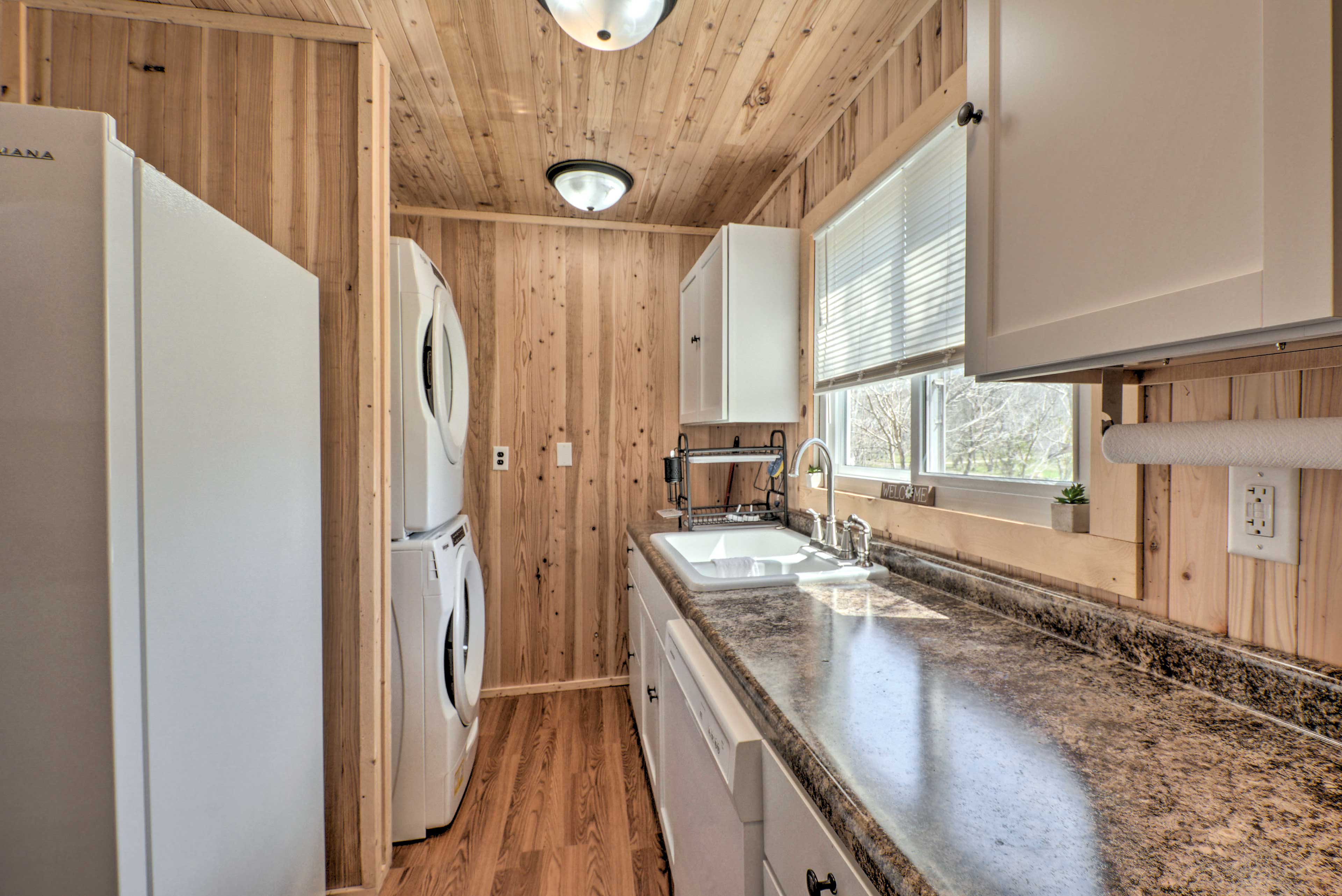 Fully Equipped Kitchen | Laundry Area