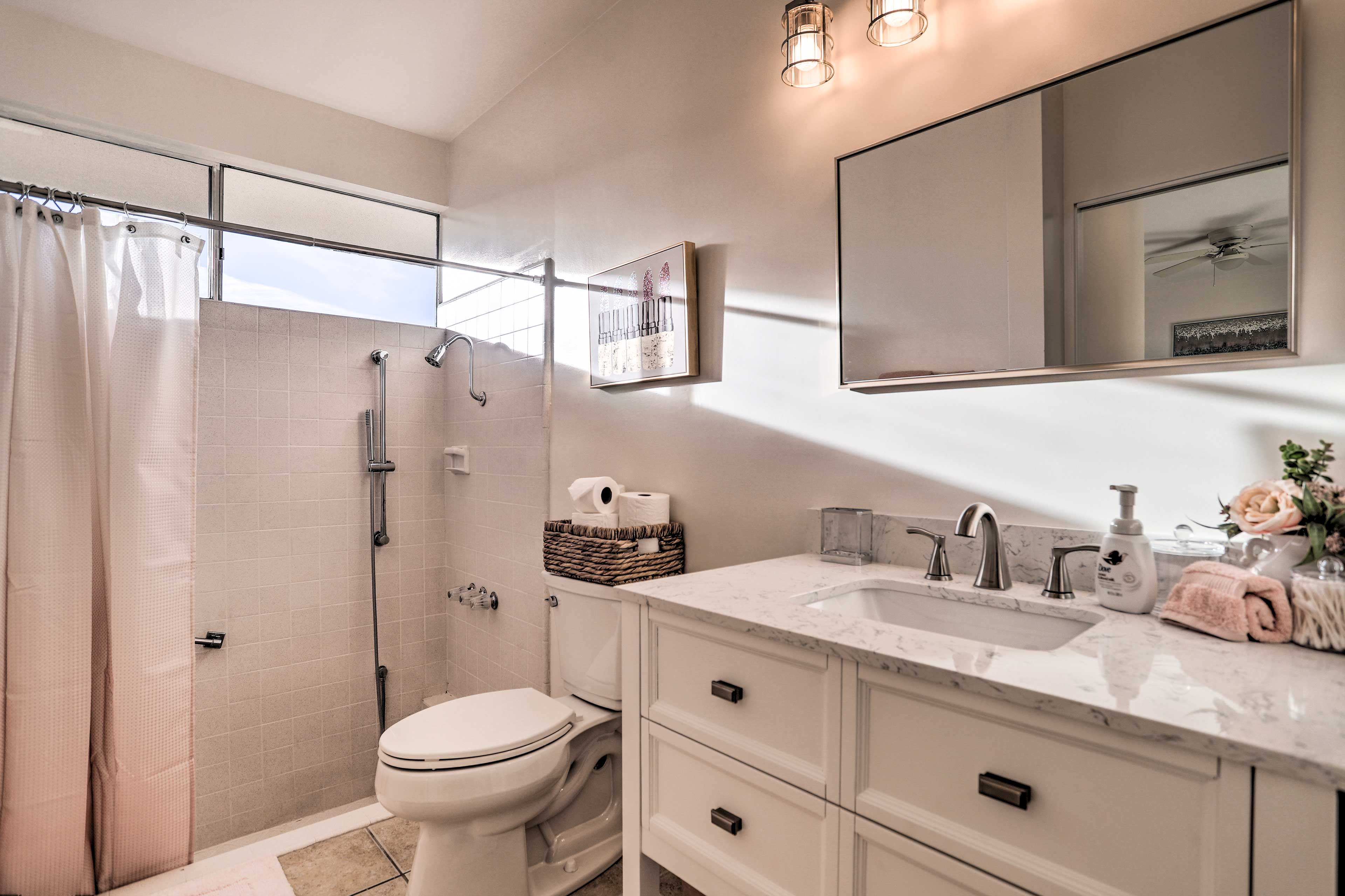 En-Suite Bathroom | Step-Down Shower | Complimentary Toiletries | Hair Dryer