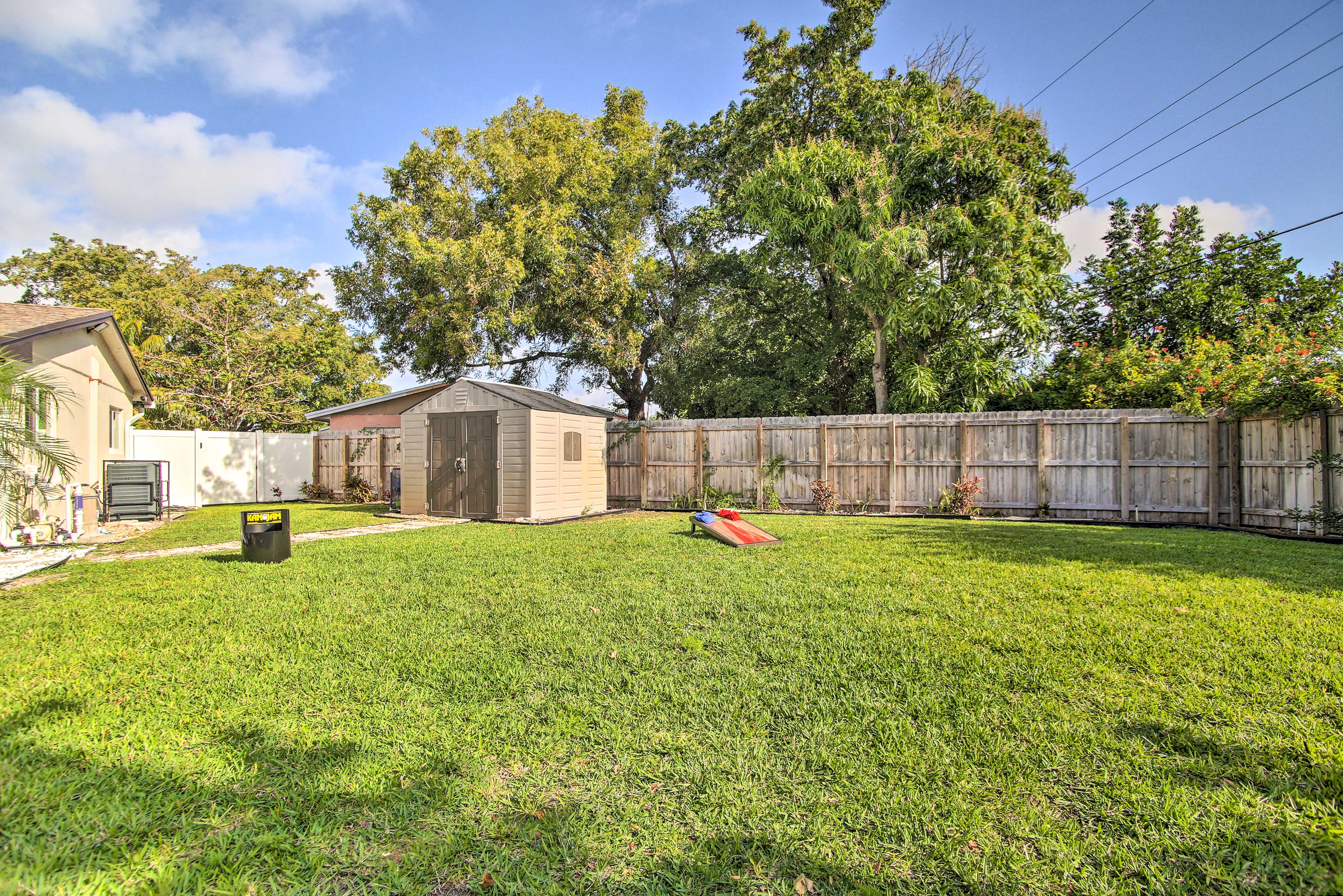 House Exterior | Fenced Backyard