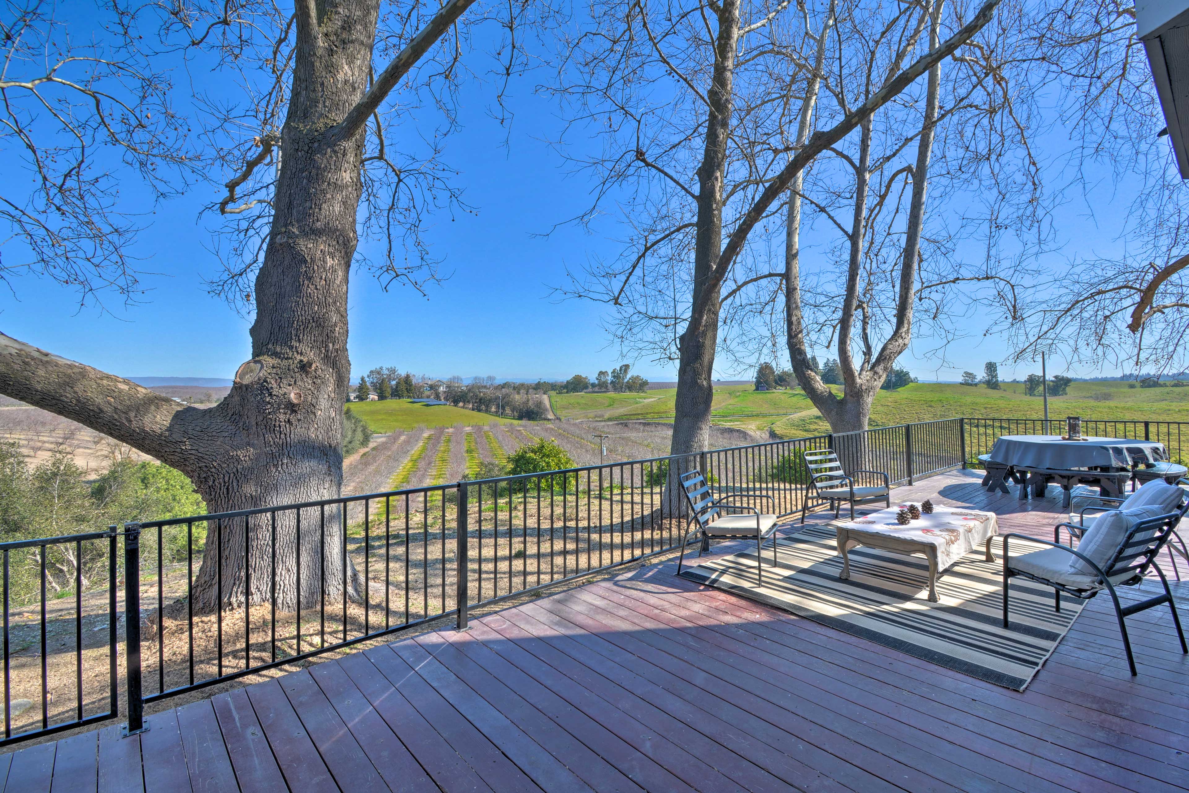 2-Level Wraparound Deck | Almond Farm Views