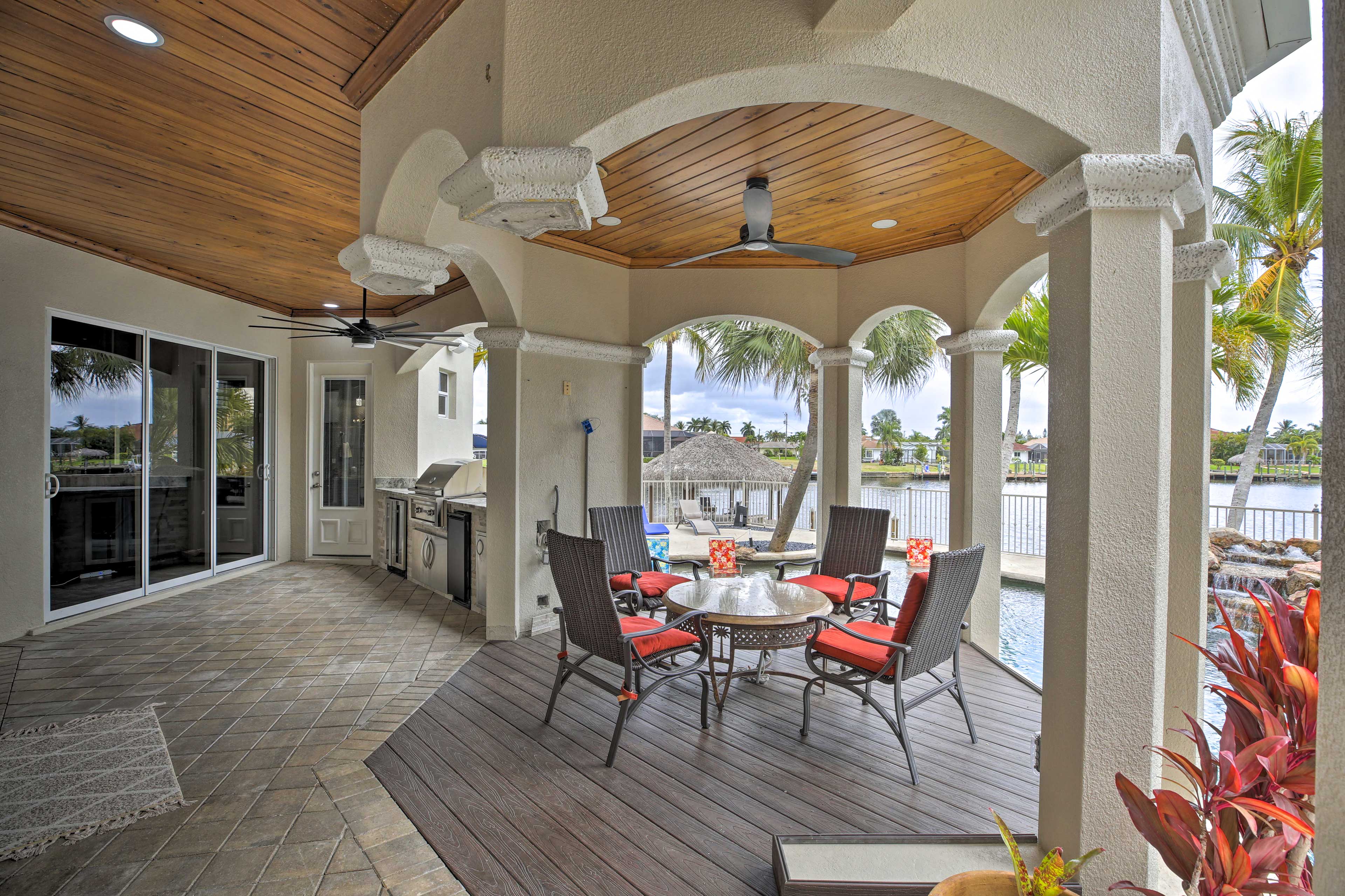 Covered Patio | 3 Dining Sets