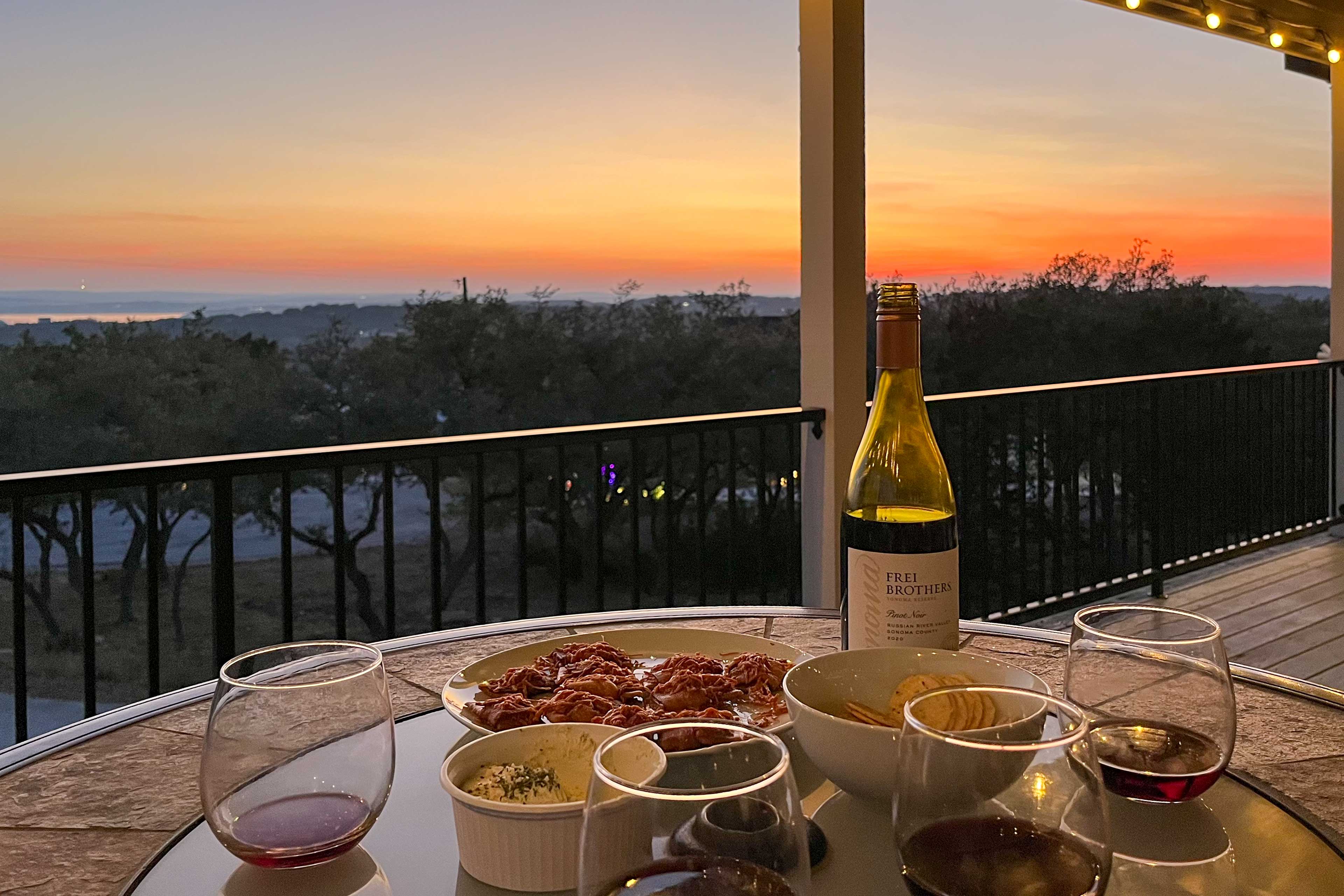 Covered Deck | Beautiful Sunset Views