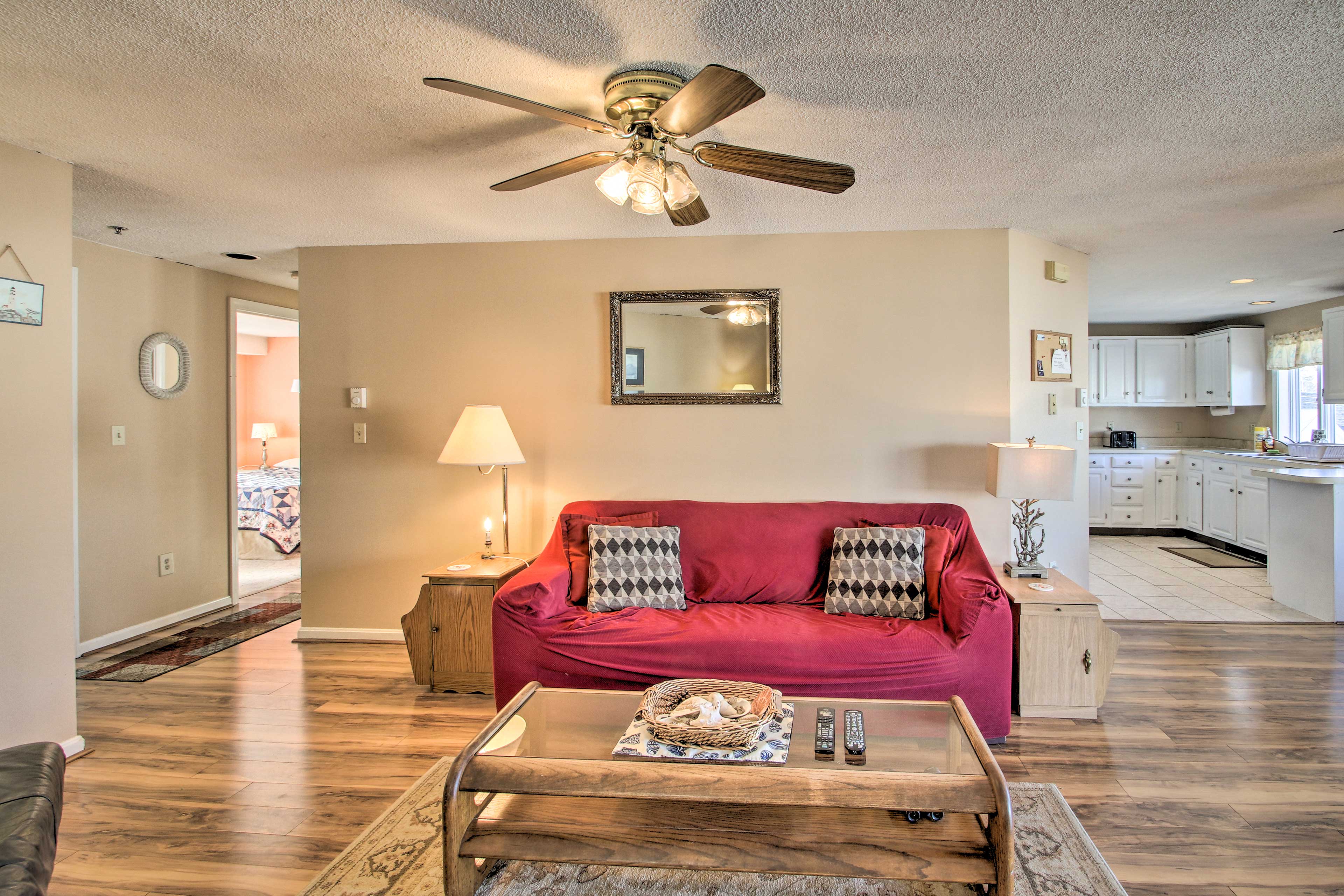 Living Room | Electric Heating + Window A/C Units