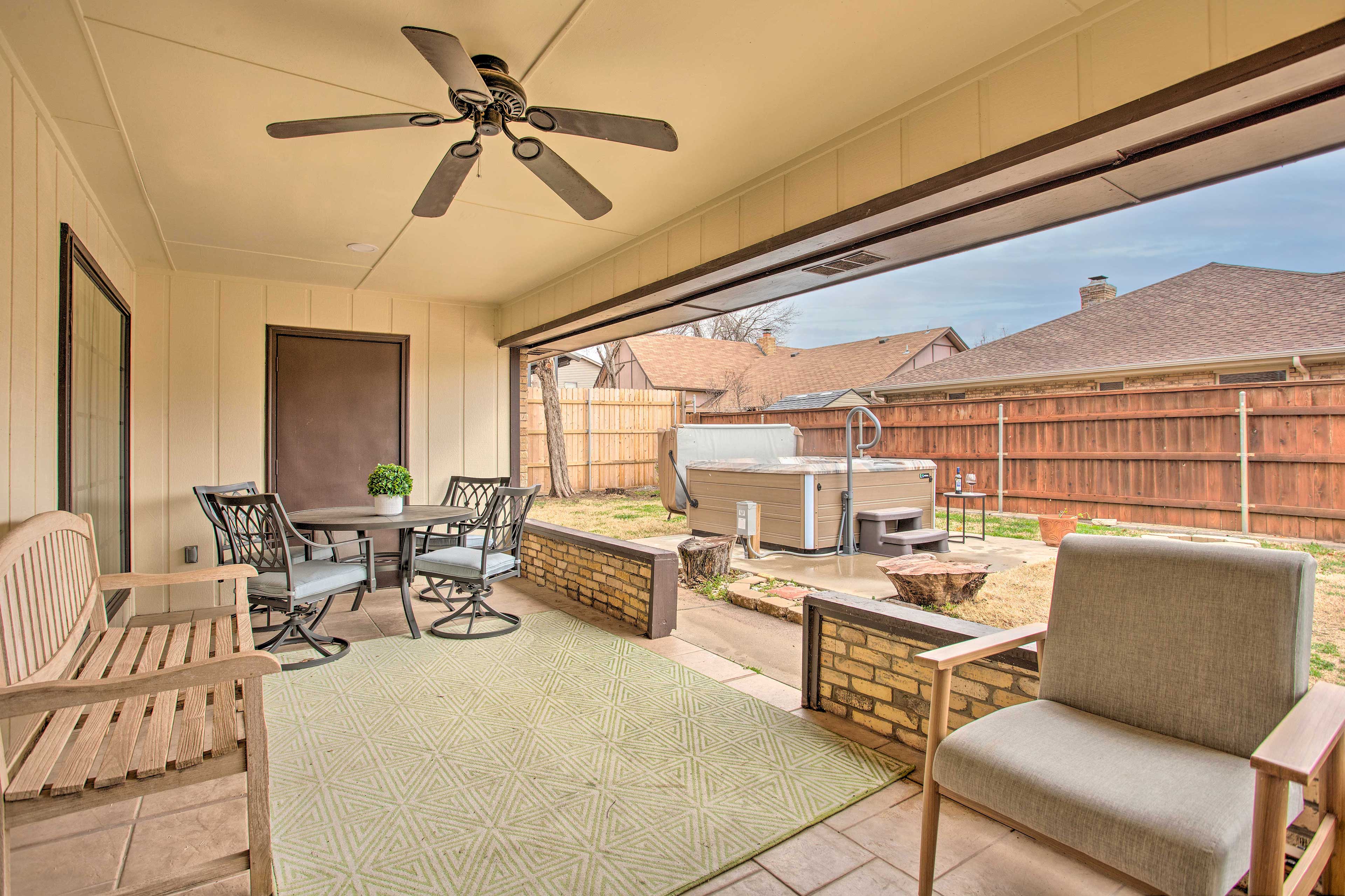 Covered Patio | Hot Tub