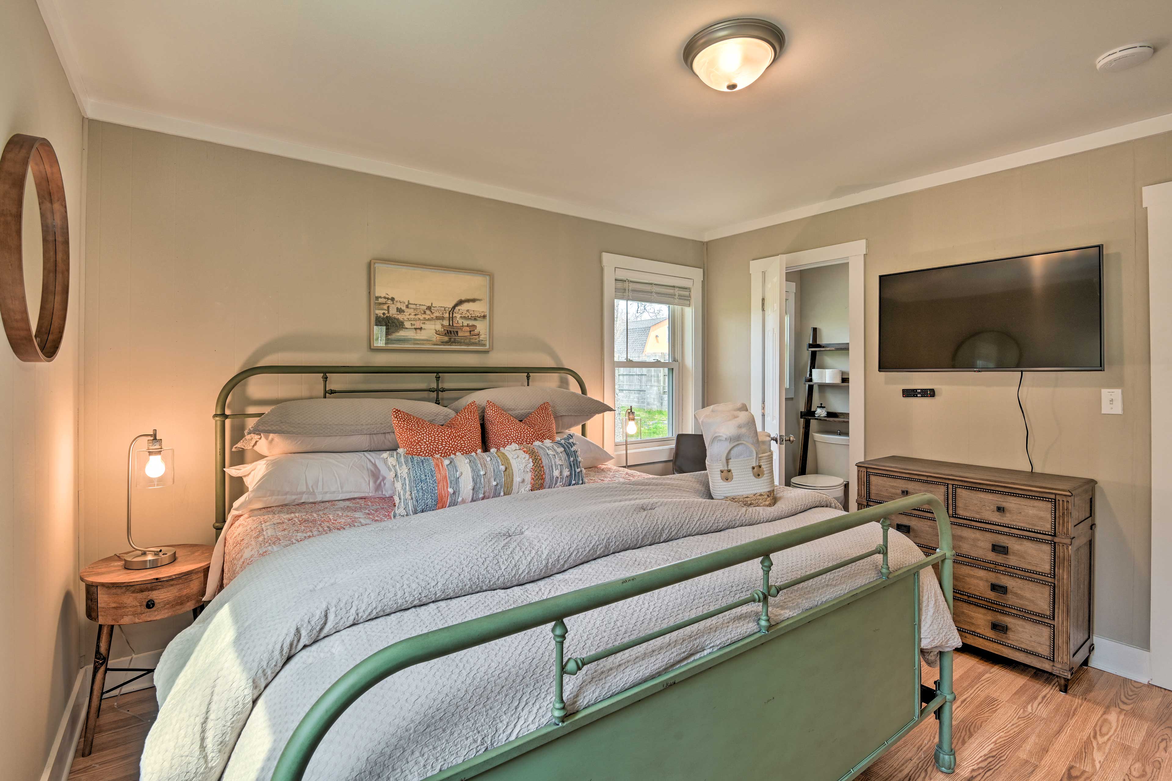 Bedroom 1 | Linens Provided | Smart TV