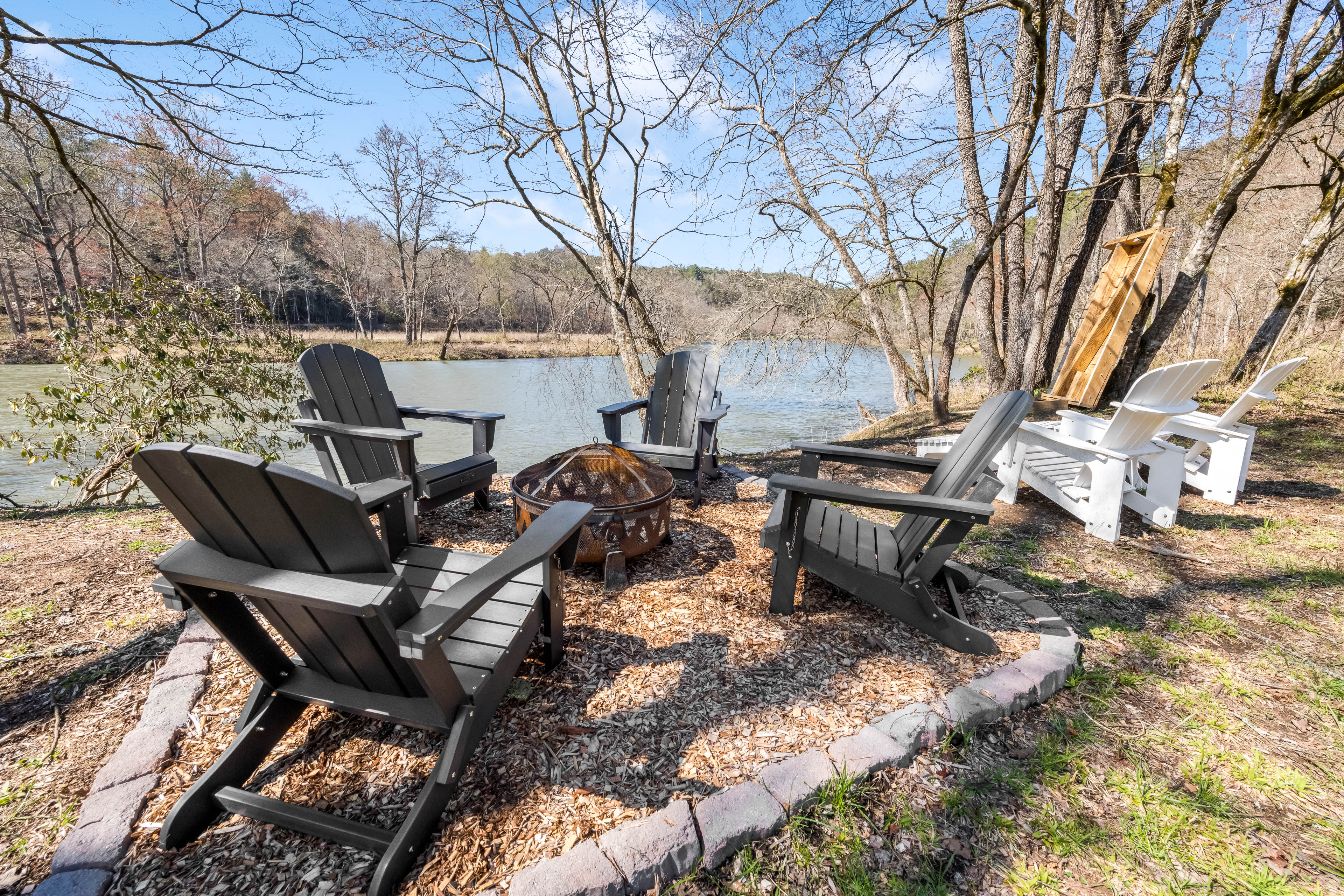 Exterior | Fire Pit | Hiwassee River Access