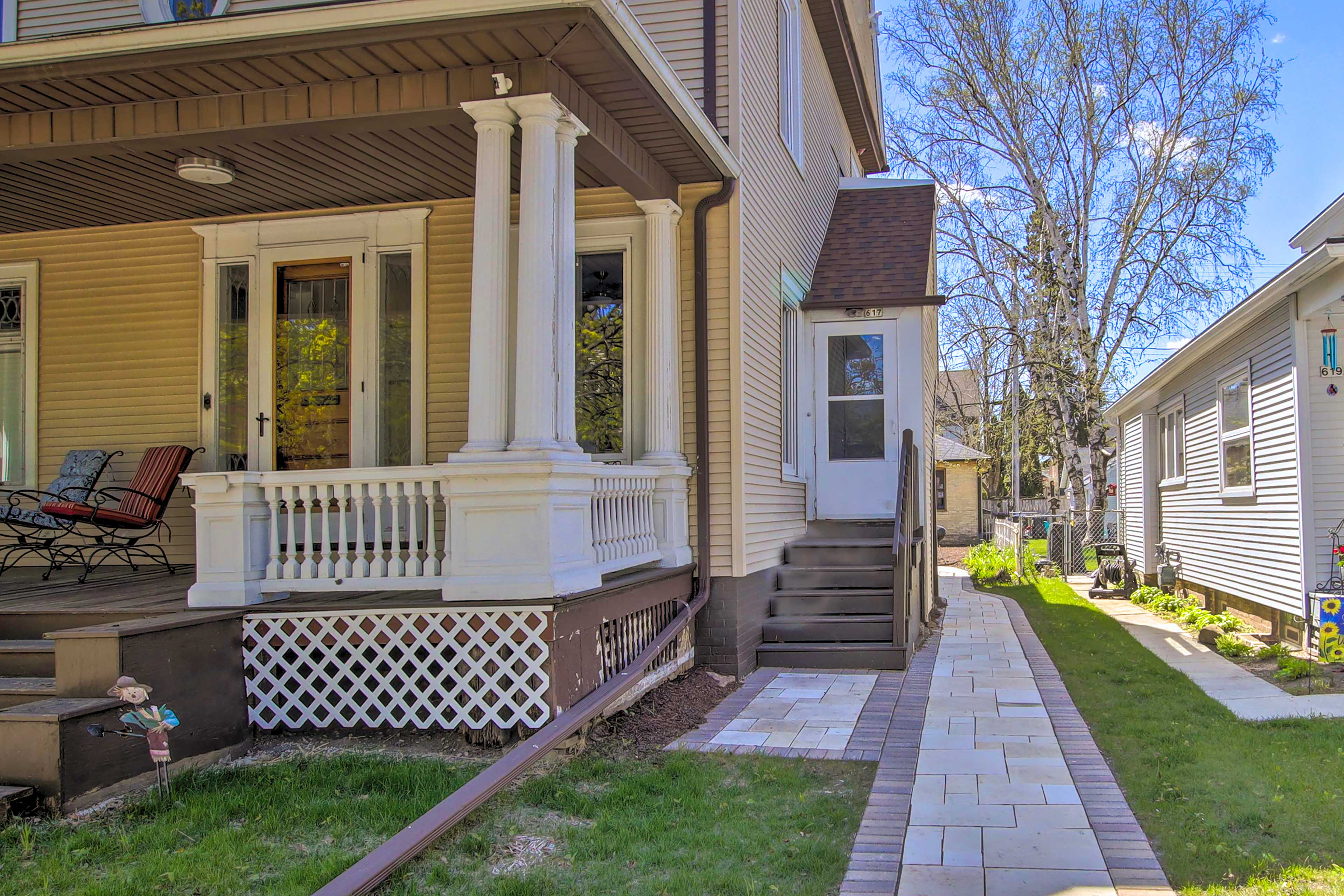 Walkway to Front of Property