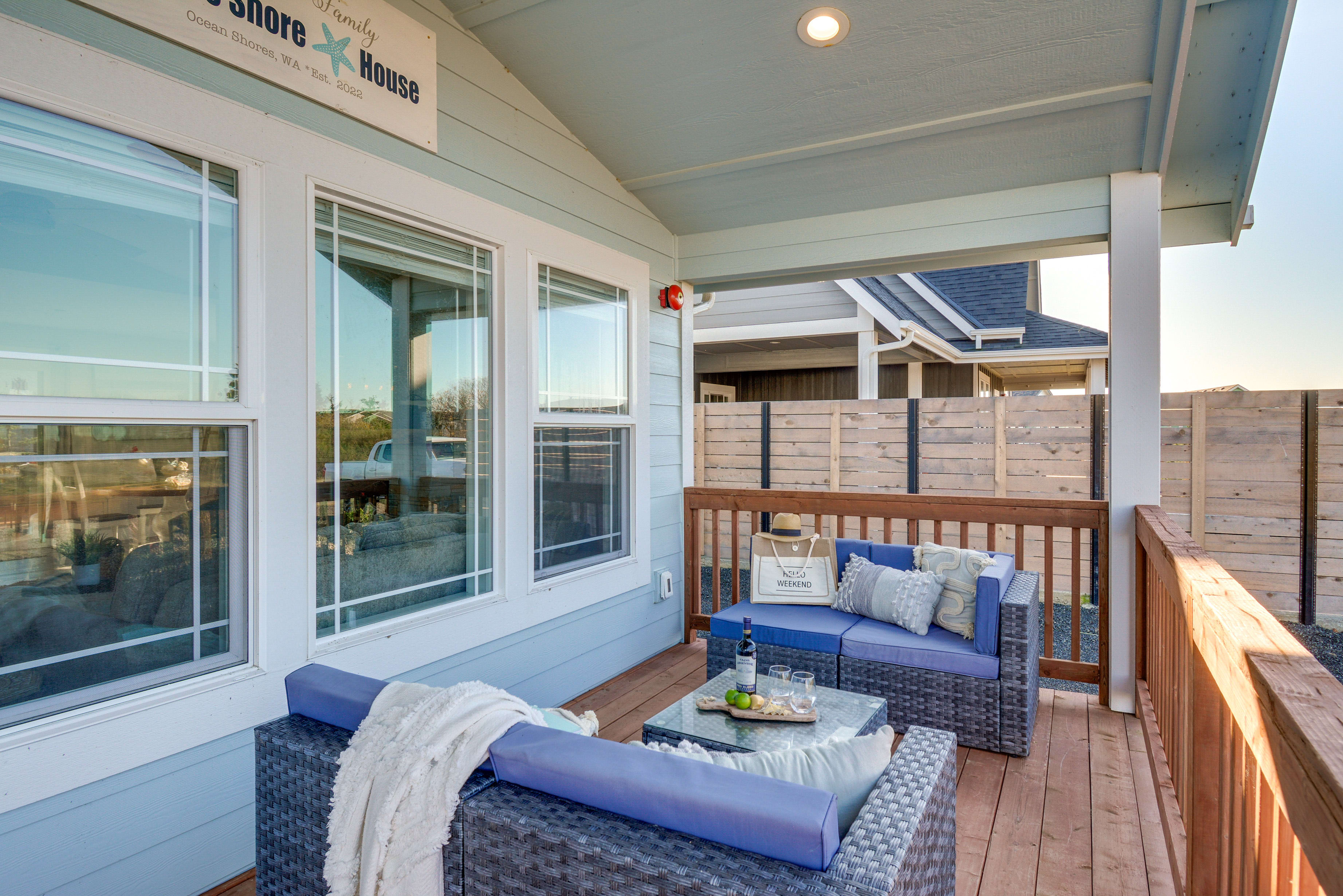 Covered Front Porch | Seating Area