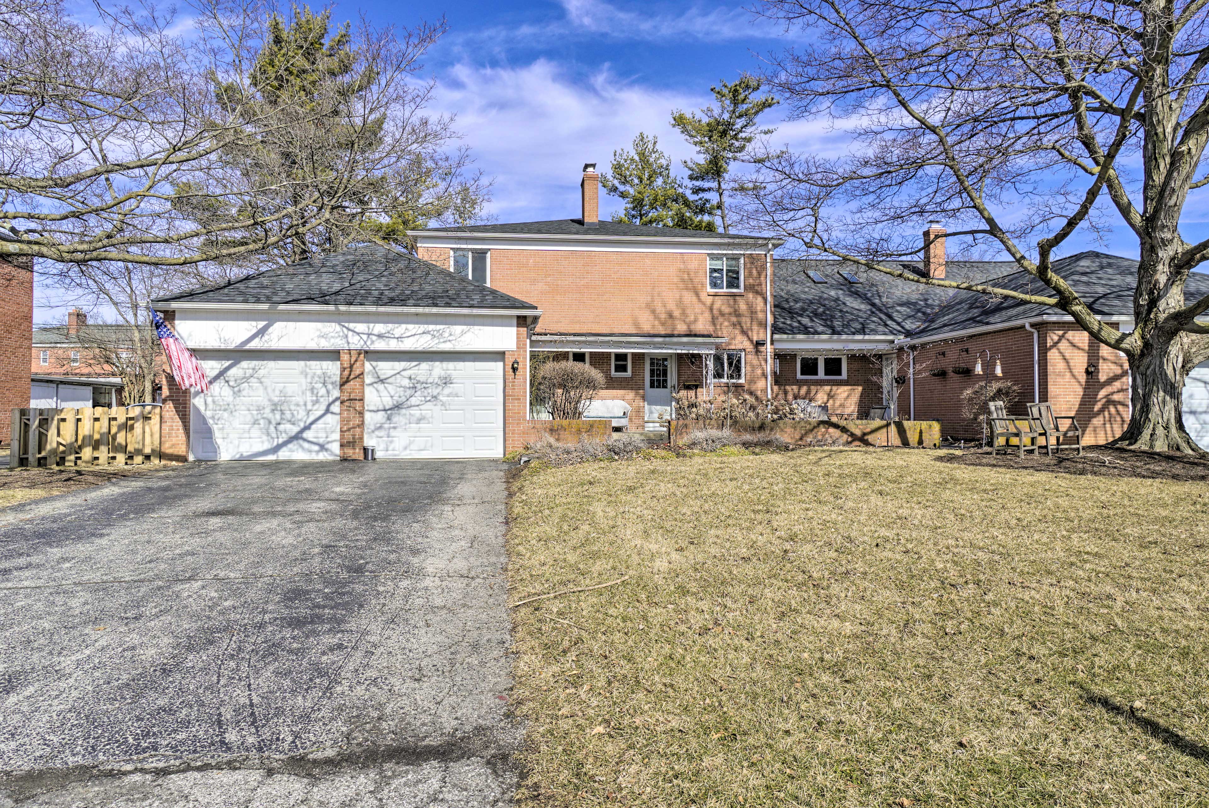 Townhome Exterior | Garage Parking (1 Vehicle) | Driveway Parking (1 Vehicle)