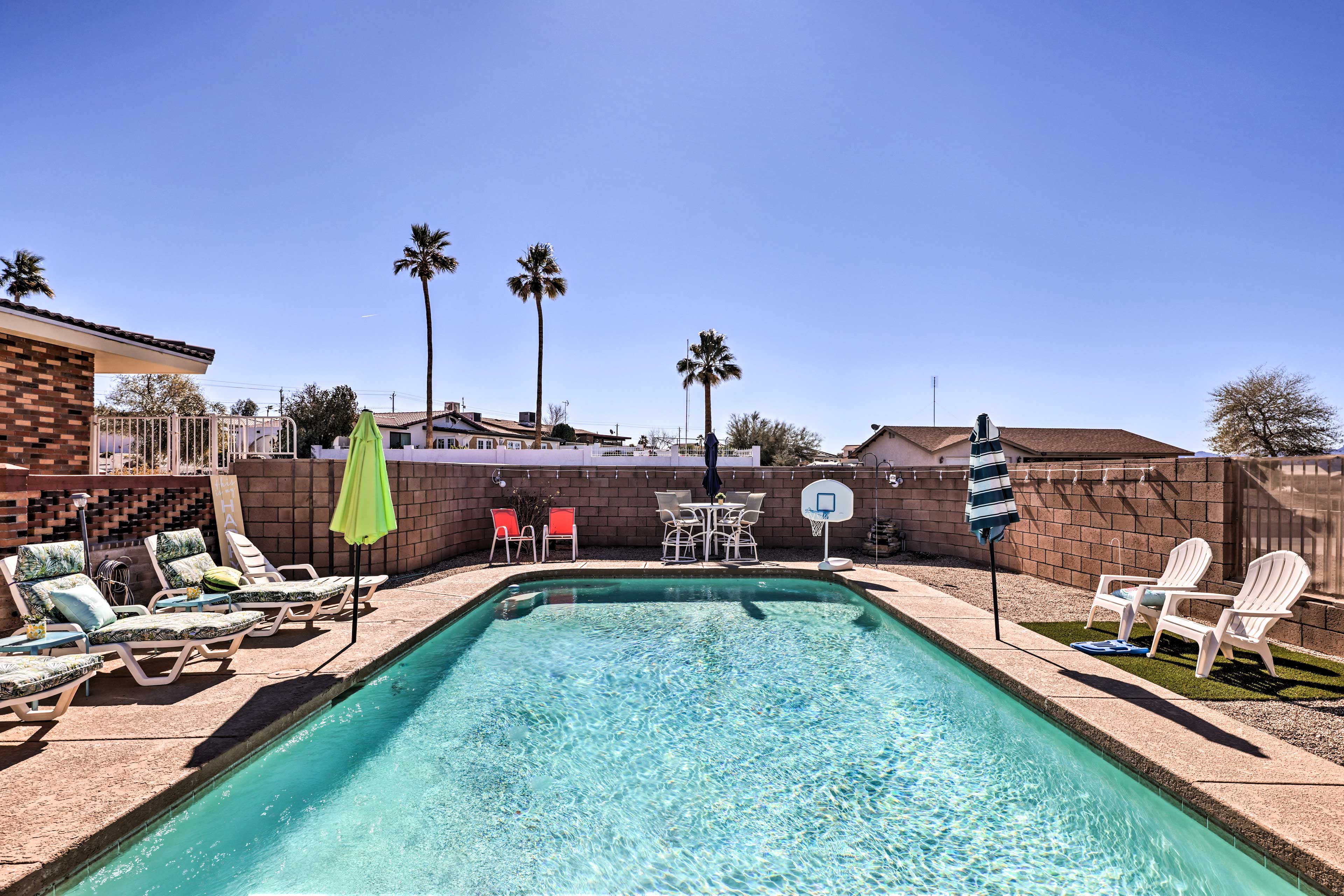 Lake Havasu City Vacation Rental | 4BR | 2.5BA | 1,750 Sq Ft | Step-Free Access