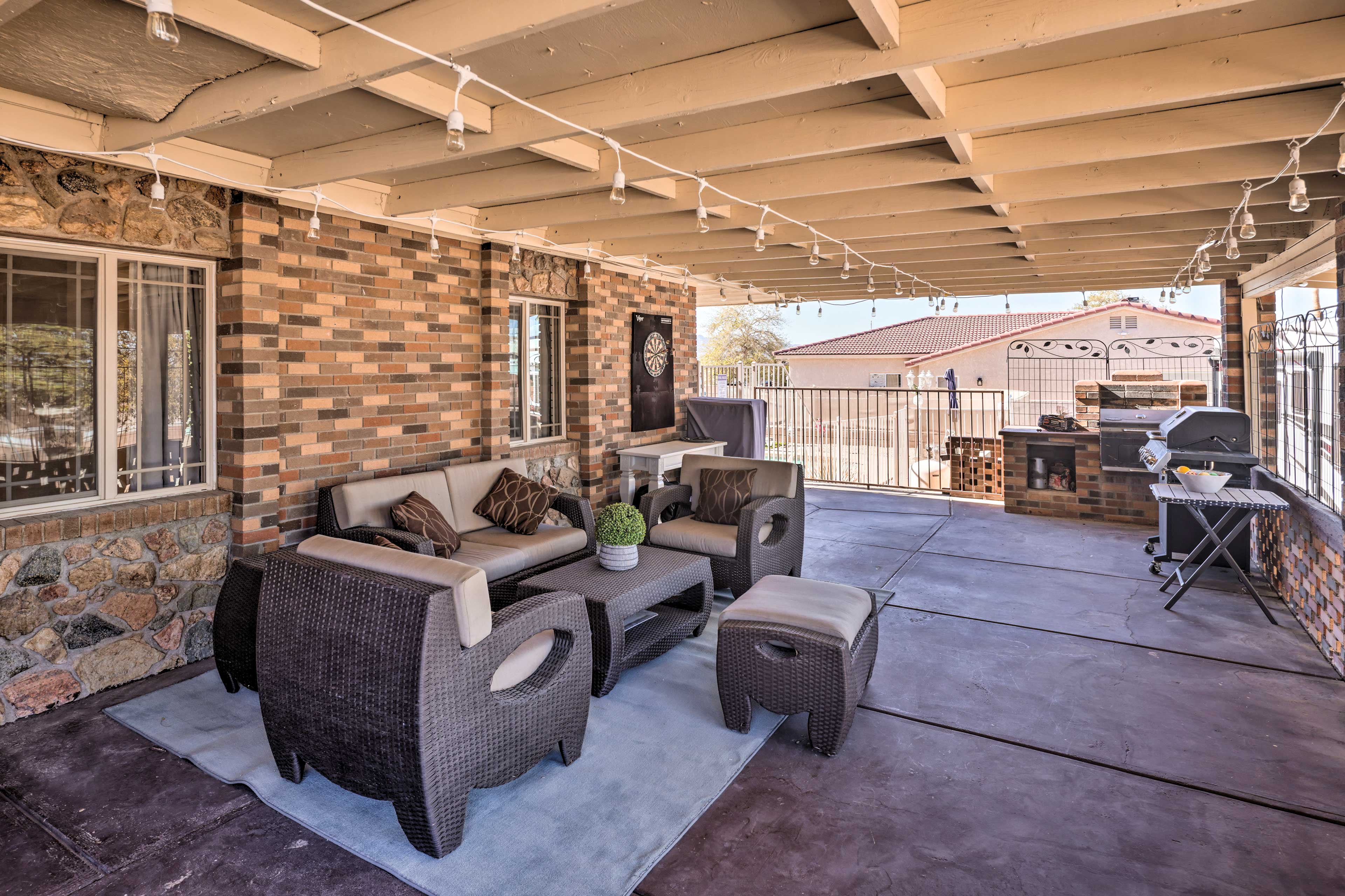 Covered Patio | Private Pool | Lounge Chairs | Outdoor Dining Table