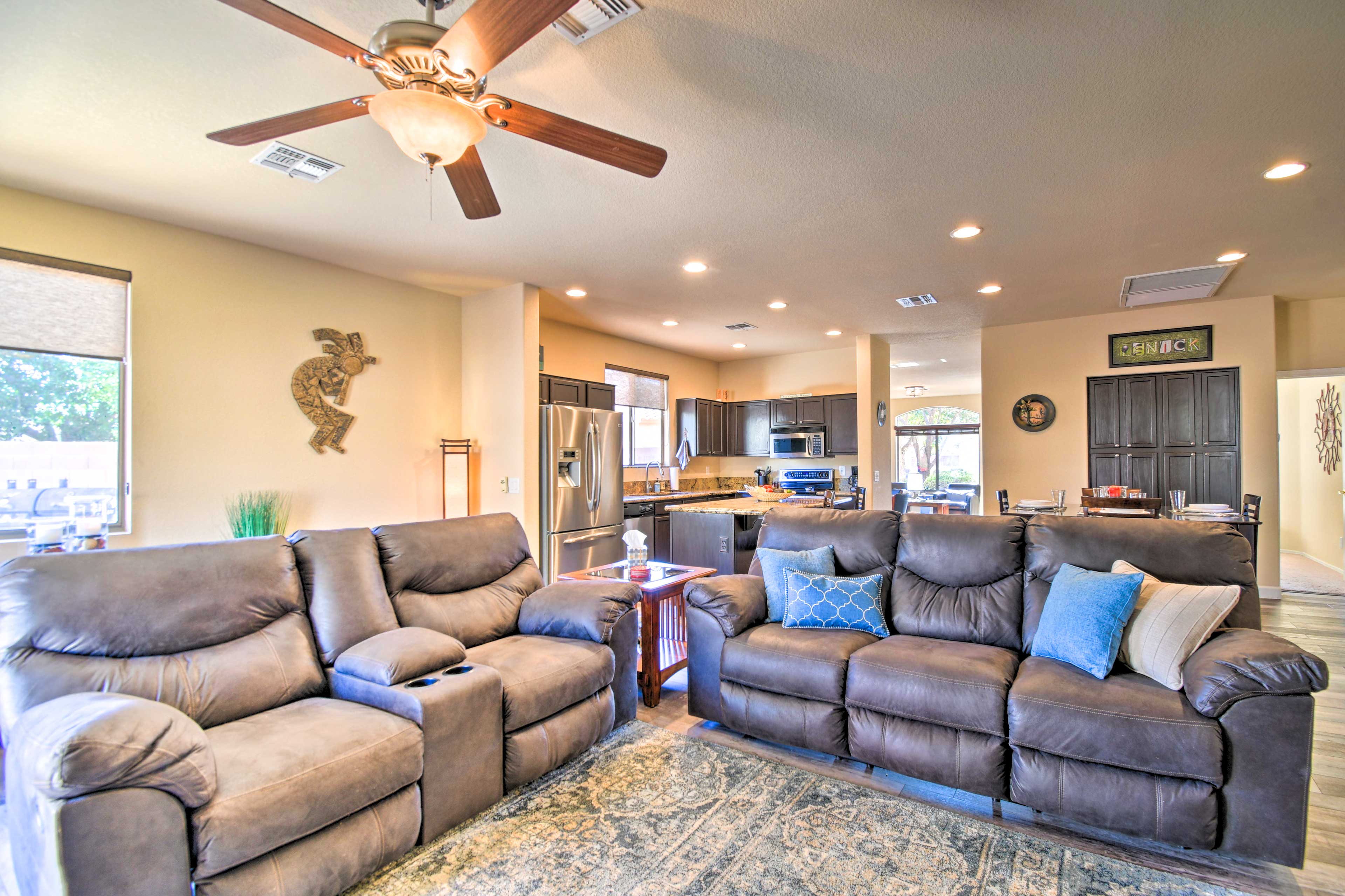 Living Room | Recliner Sofas | Central Air Conditioning
