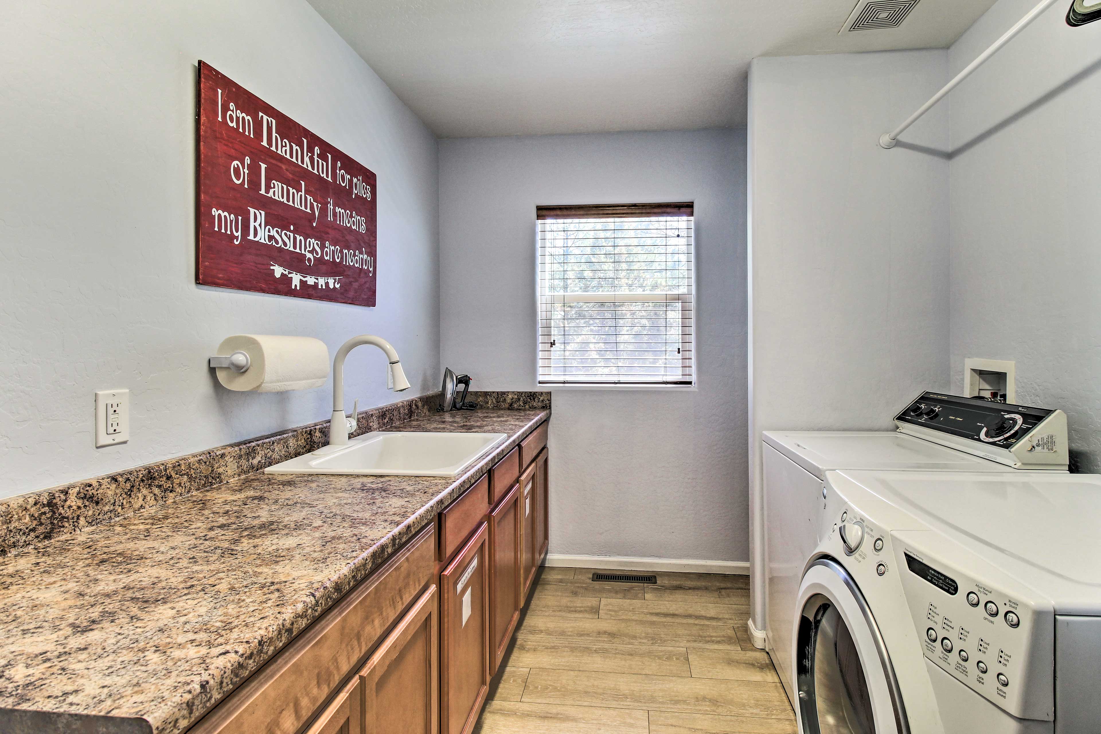 Laundry Room | Detergent Provided